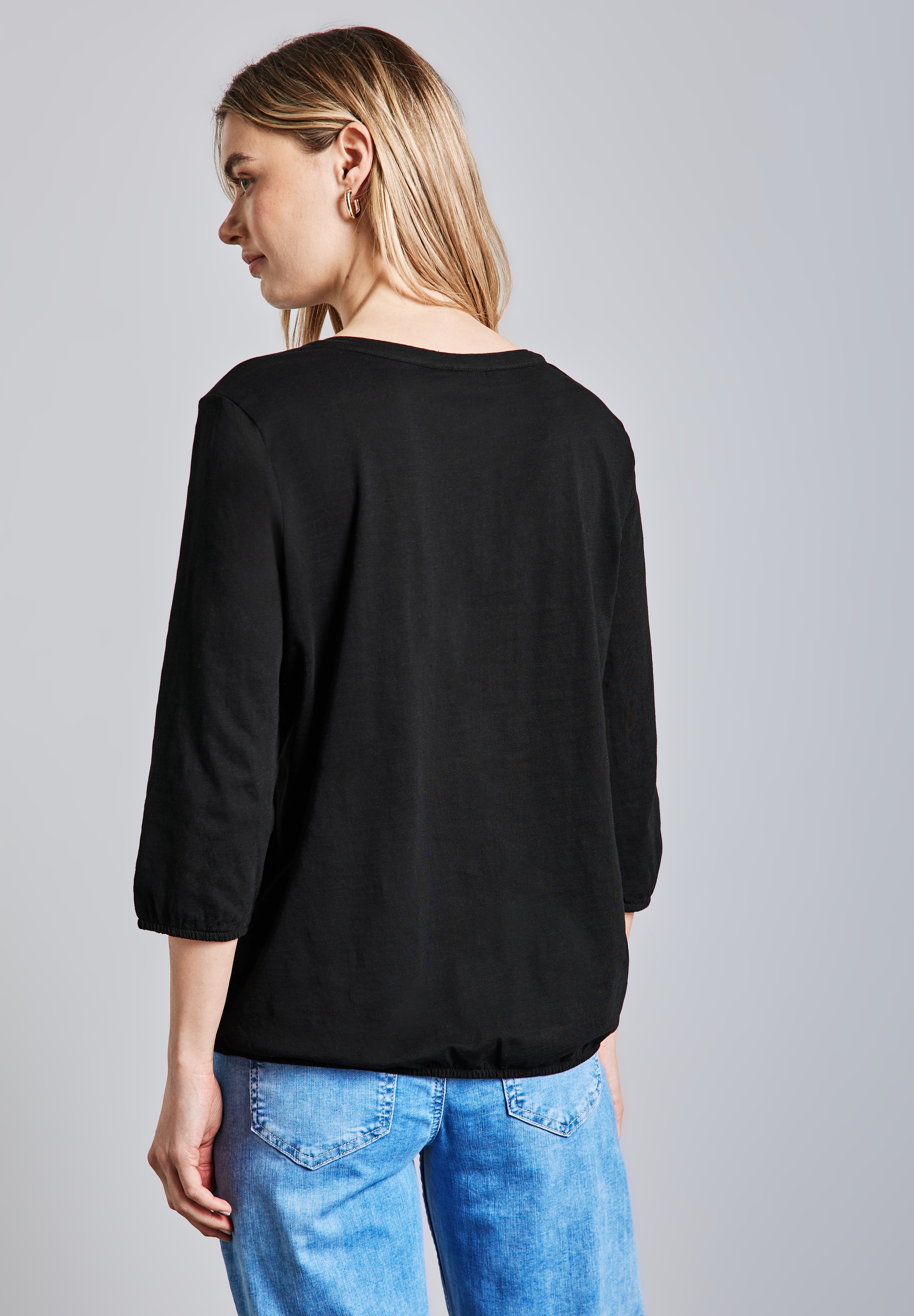 STREET ONE Blusenshirt, mit 3/4 Ärmeln
