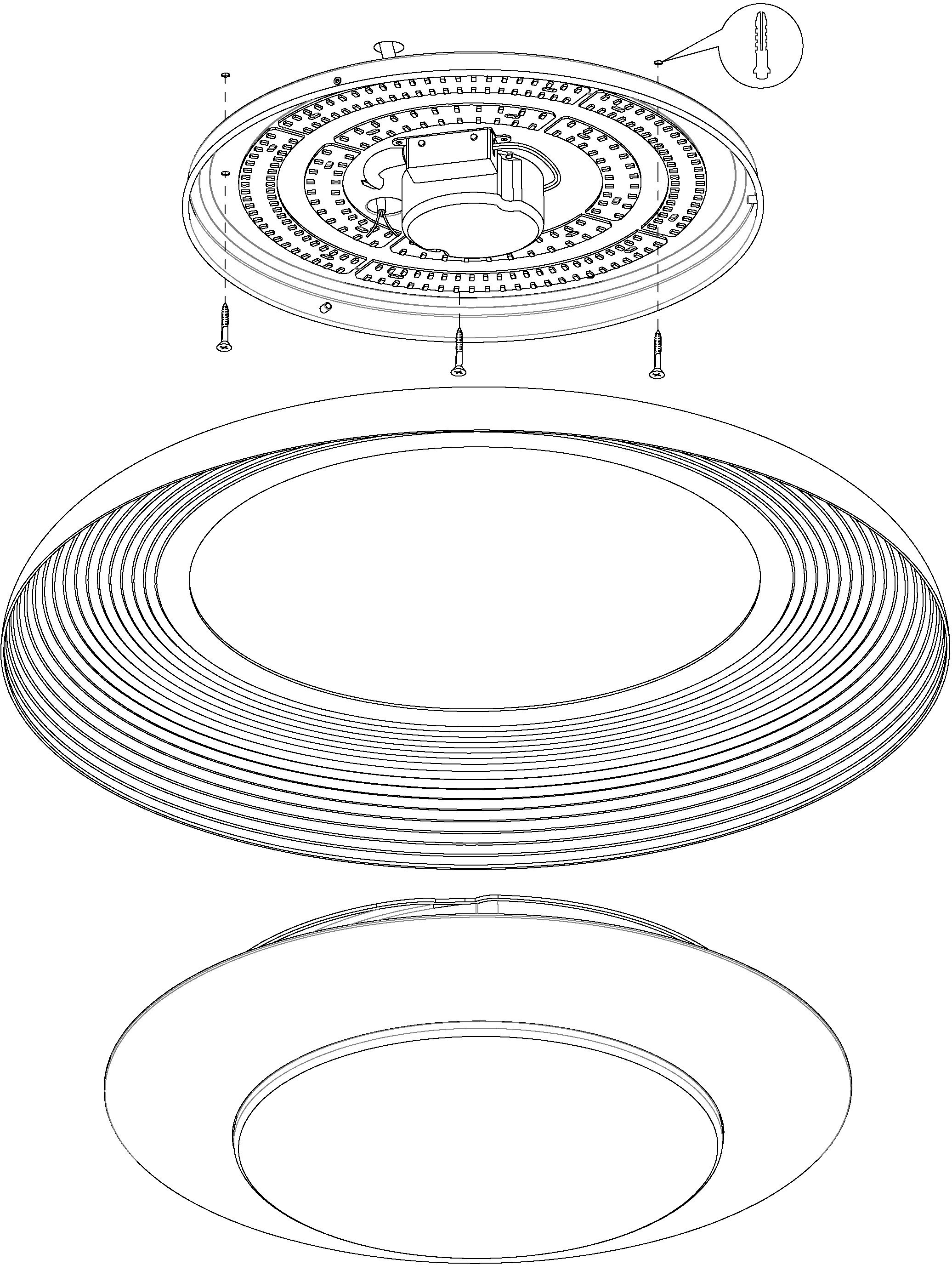 EGLO Deckenleuchte »CANICOSA 2«, 1 flammig-flammig, Steuerung über Fernbedienung, CCT