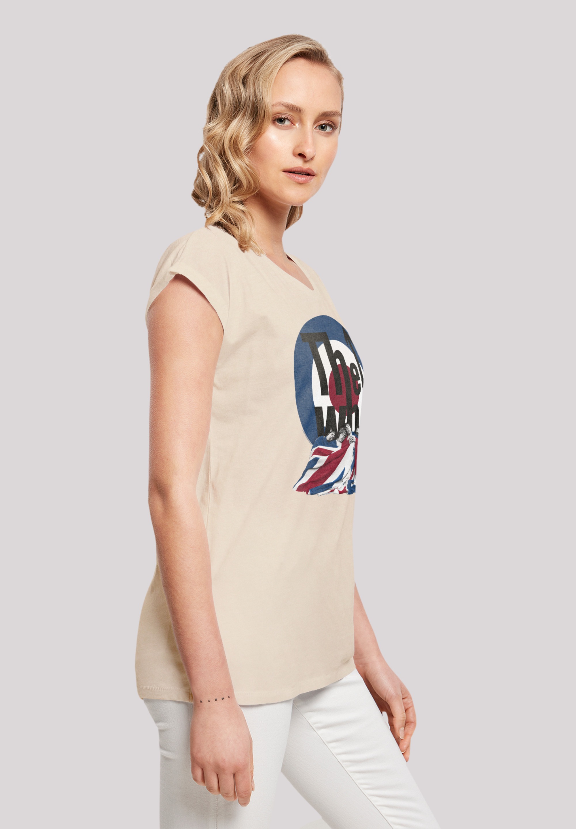 F4NT4STIC T-Shirt »The Who Flag Blanket«, Premium Qualität