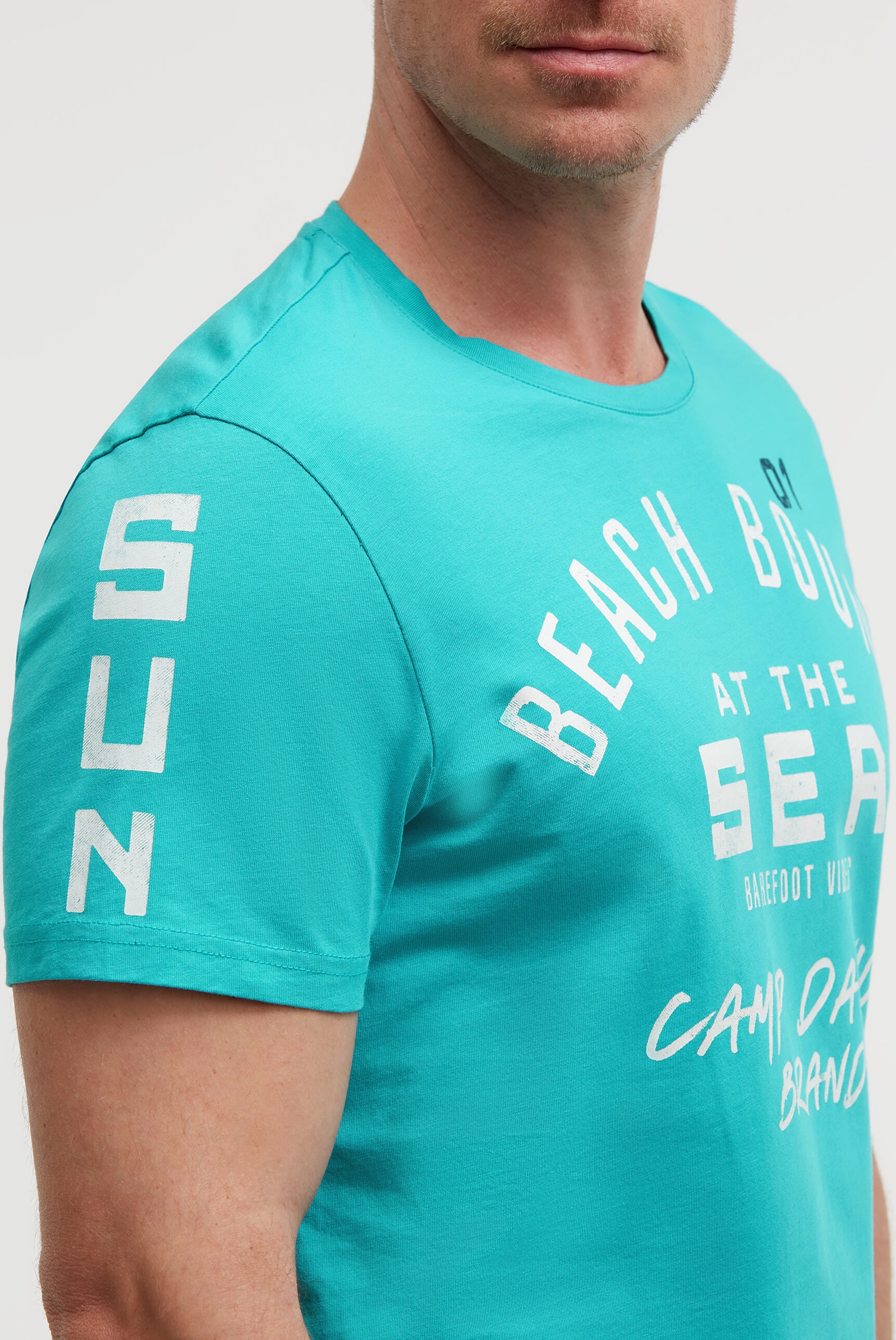 CAMP DAVID Rundhalsshirt aus Baumwolle