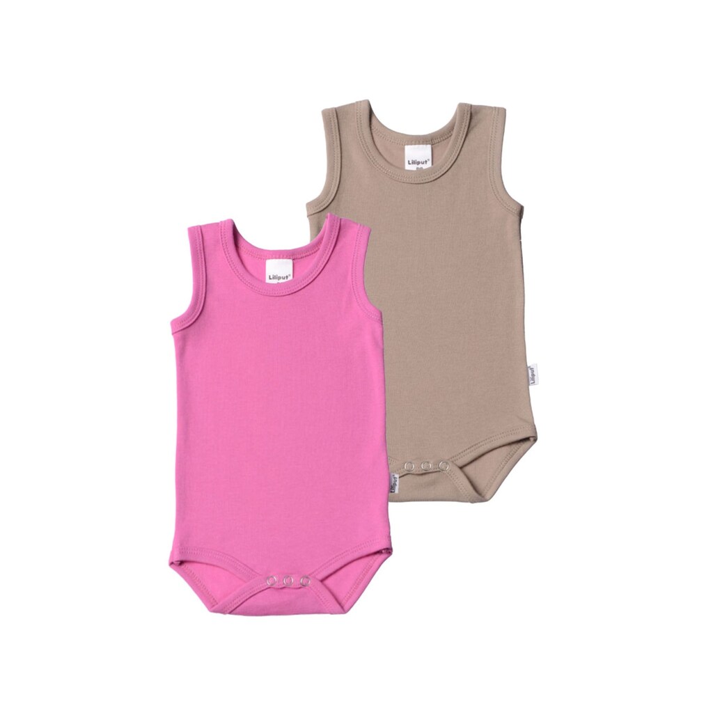 Kindermode Babykleidung Jungen Liliput Body, (2 tlg.), mit praktischen Druckknöpfen braun-pink Kindermode Babykleidung Jungen Liliput Body, (2 tlg.), mit praktischen Druckknöpfen braun-pink