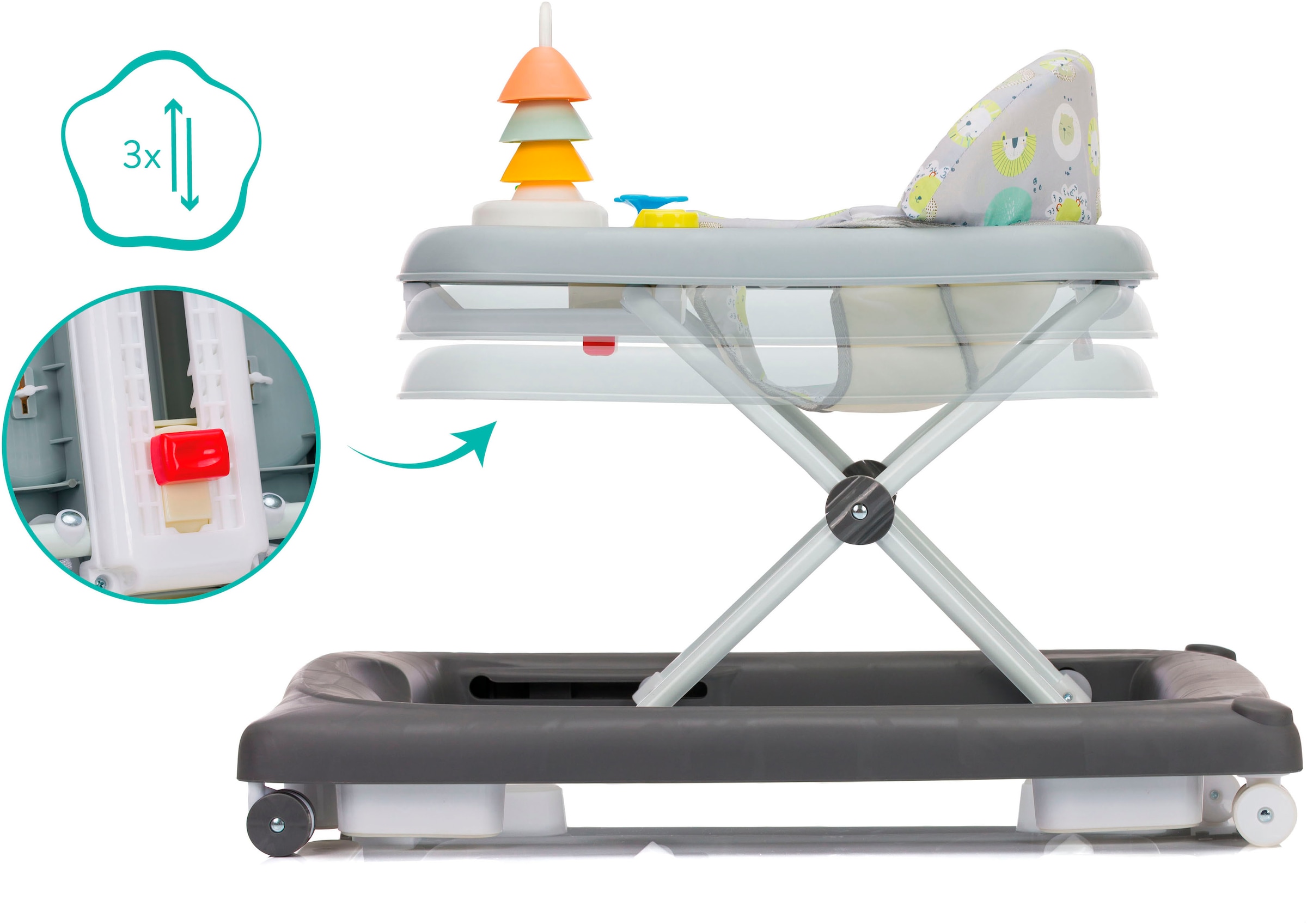 Fillikid Lauflernhilfe »Emil« mit Sicherheitsstoppern