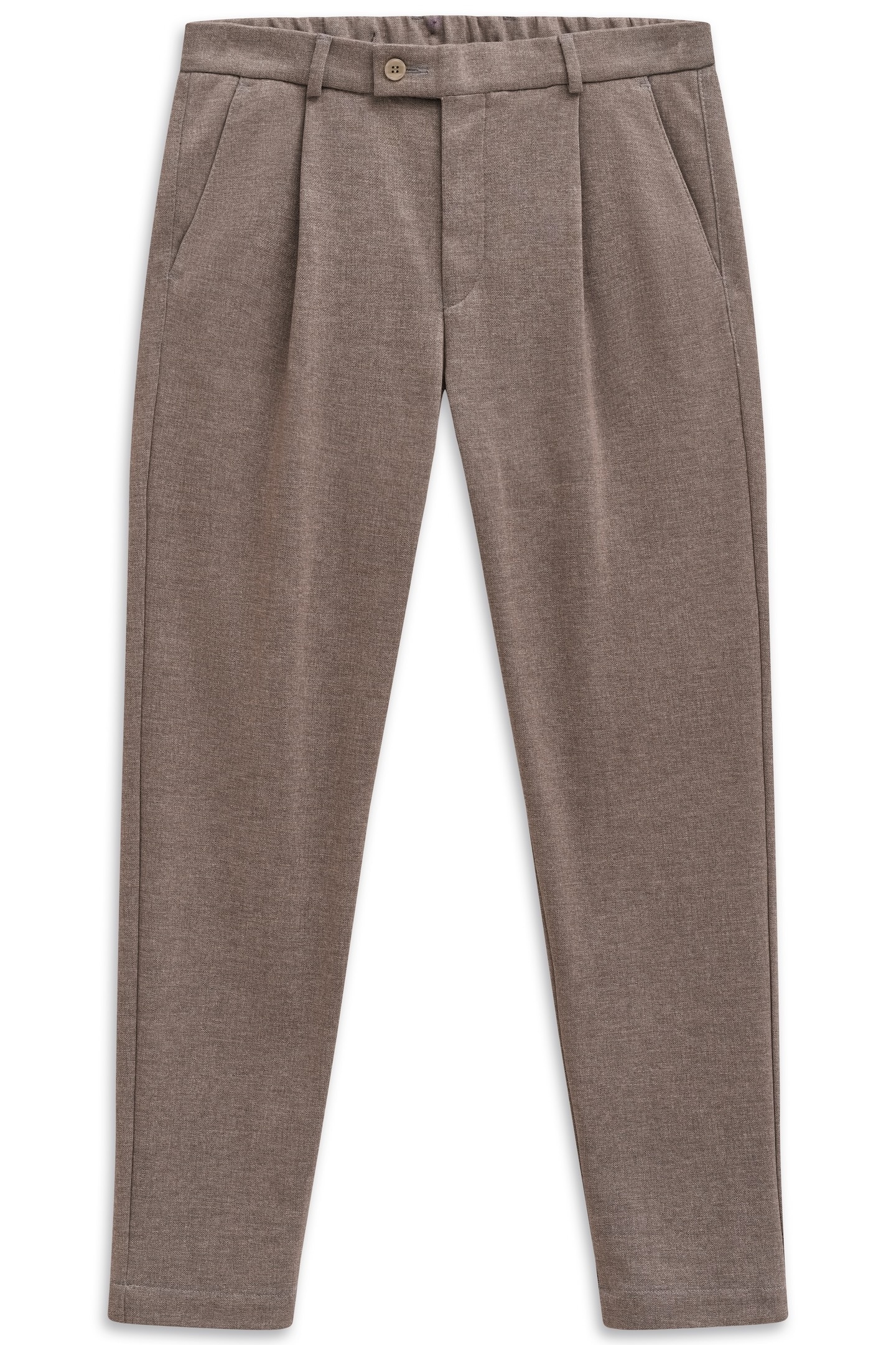 bugatti Bundfaltenhose »Tapered Fit«, mit Flexcity Jersey Stretch