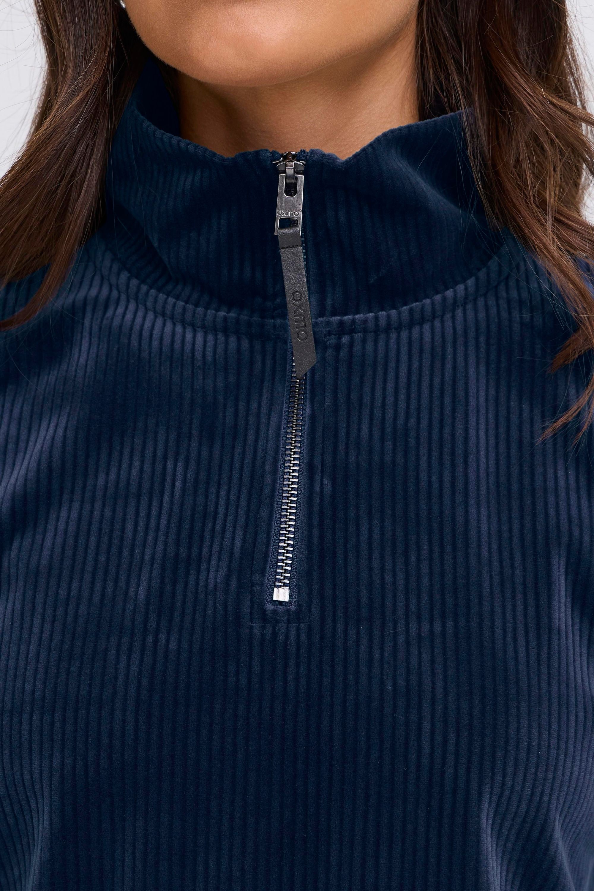 OXMO Troyer »Longsweatshirt OXEBBA HALFZIP«