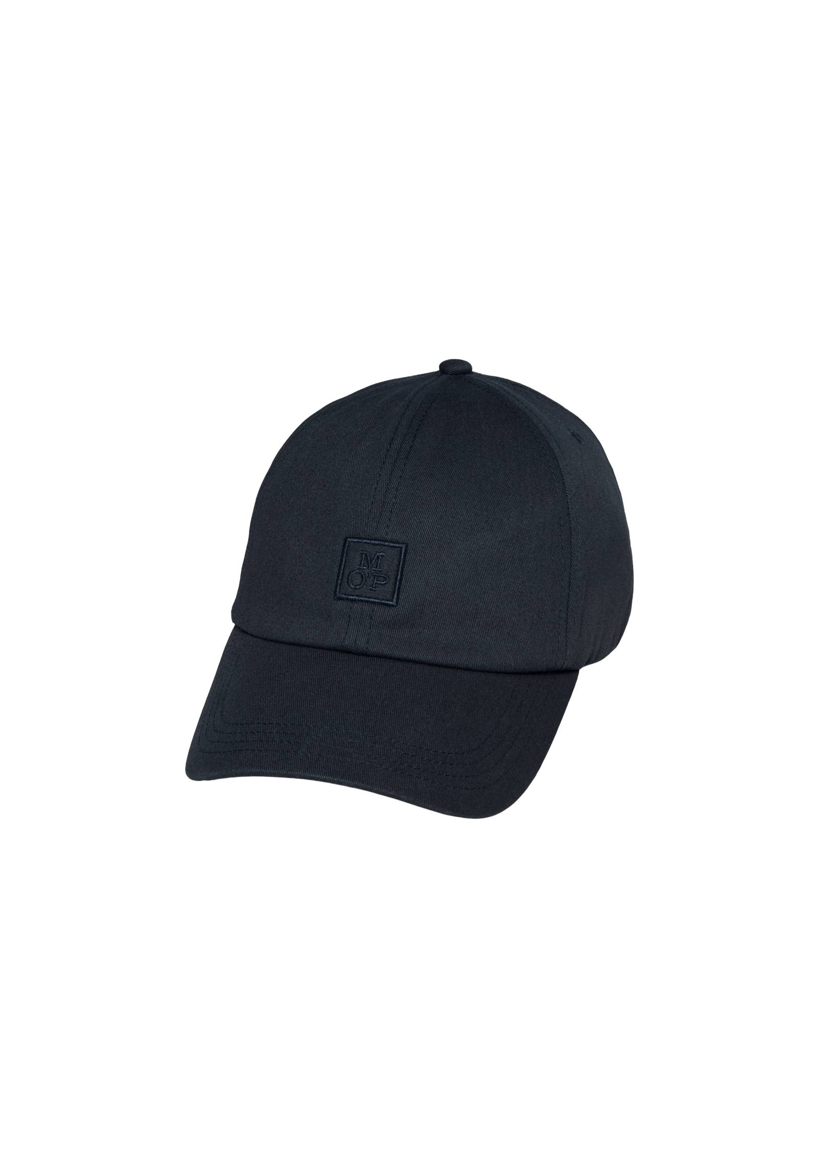Baseball Cap MARC O'POLO, Herren, schwarz (schwarz navy), Twill, Baumwolle, Caps
