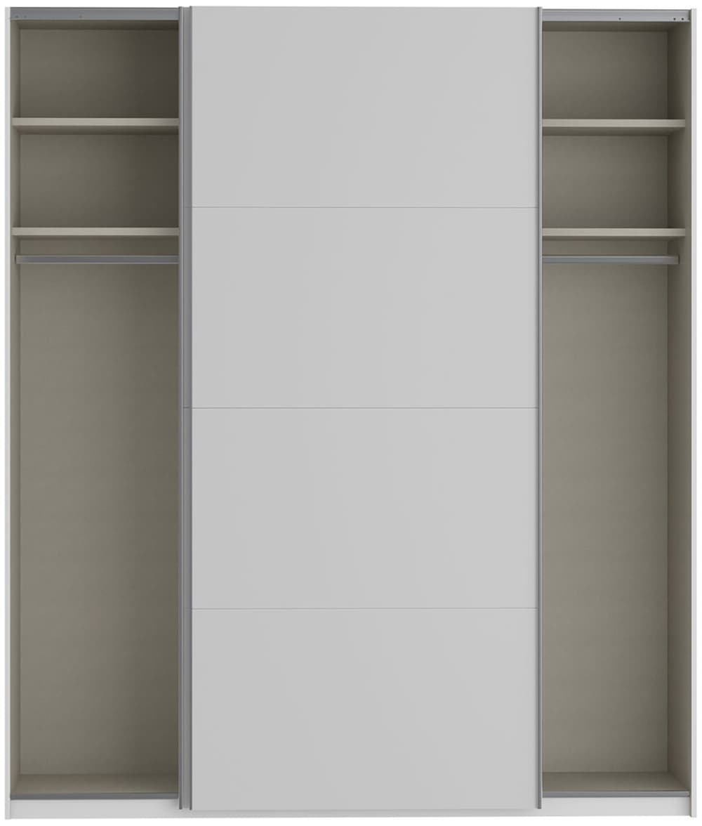 FORTE Schwebetürenschrank »Fittio, Made in Europe, 2 Schiebetüren, modernes Design«, Höhe 2,35 mtr, stehende Montage