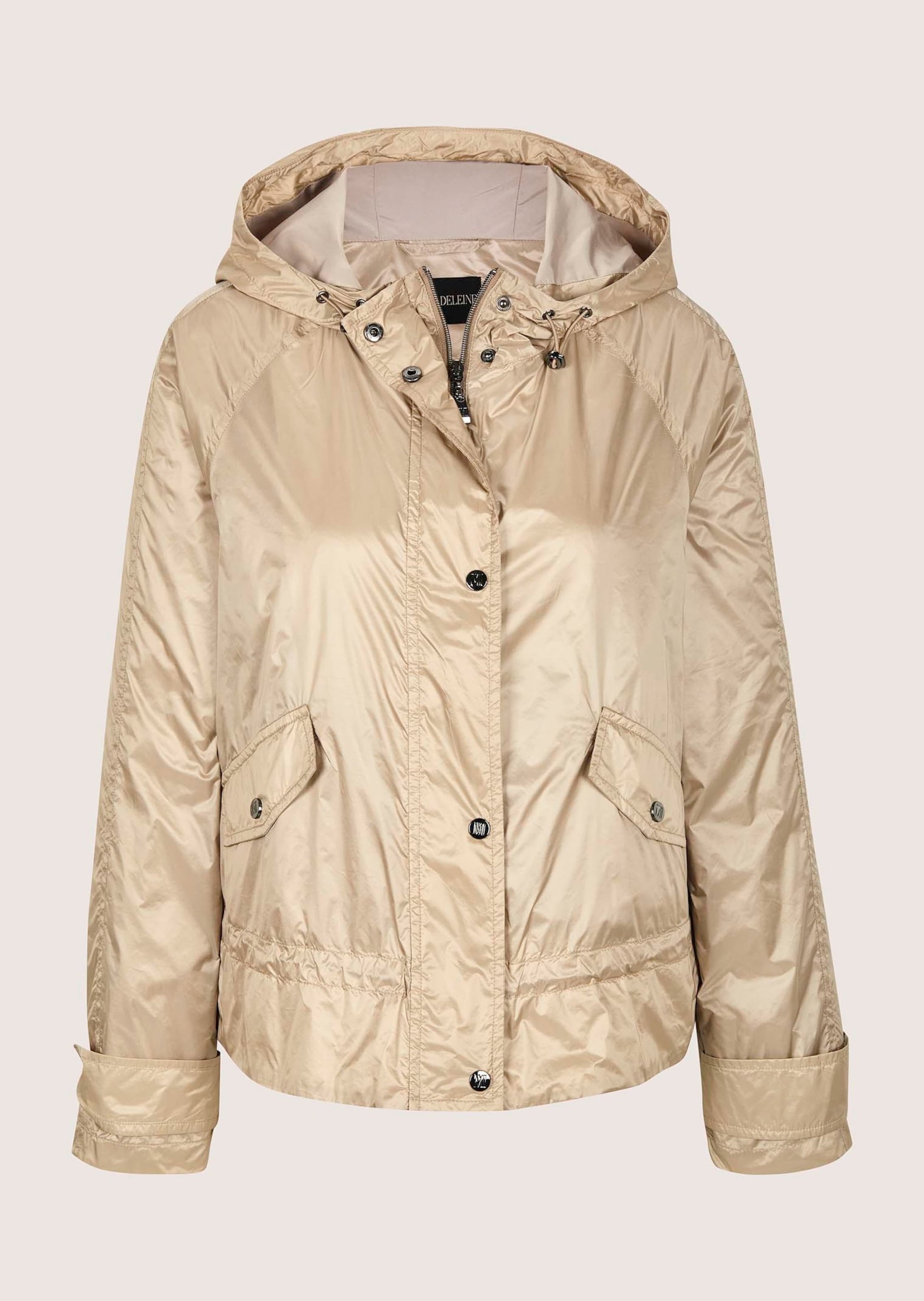 MADELEINE Kurzjacke "Jacke Outdoorjacke mit Kapuze, Raglanärmel"