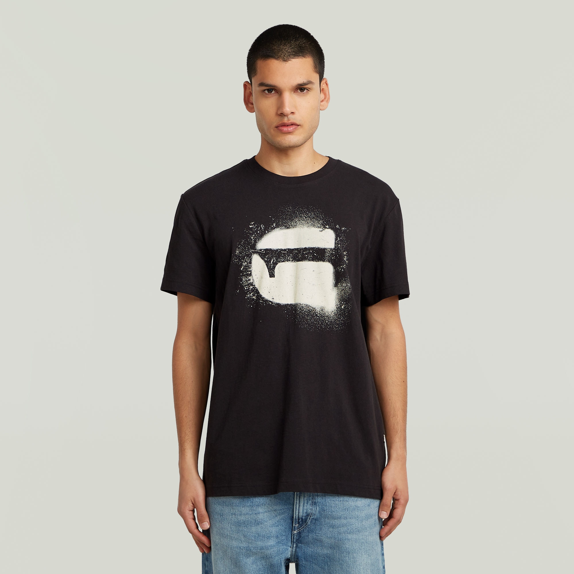 G-STAR T-Shirt "Spray G Logo", mit Rundhals günstig online kaufen