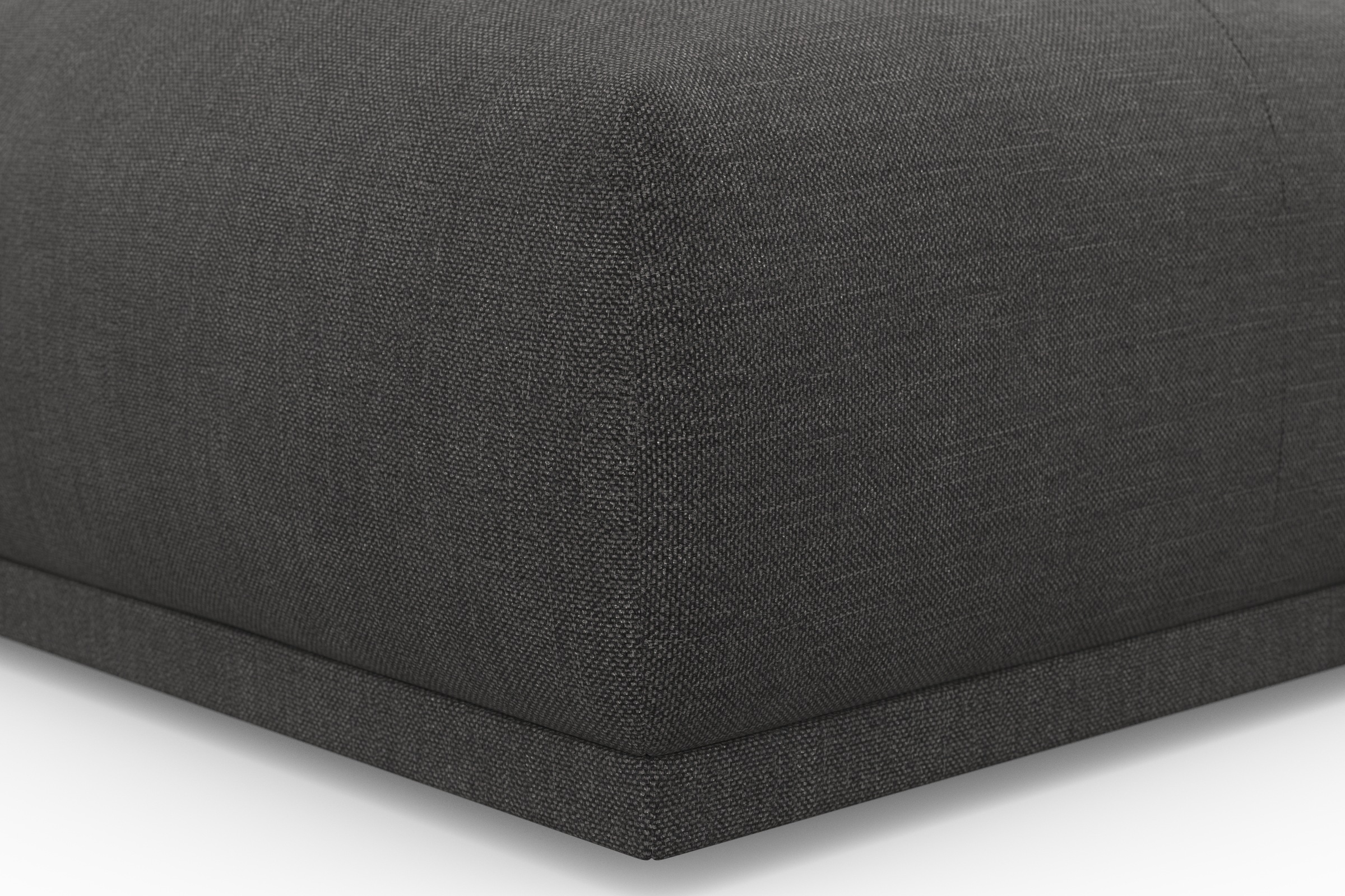 TRENDMANUFAKTUR Hocker »Braga, mit hochwertigem Kaltschaum, quadratisch, in Cord erhältlich«, (1 St.), moderner Polsterhocker, 85/42/85 cm (B/H/T)