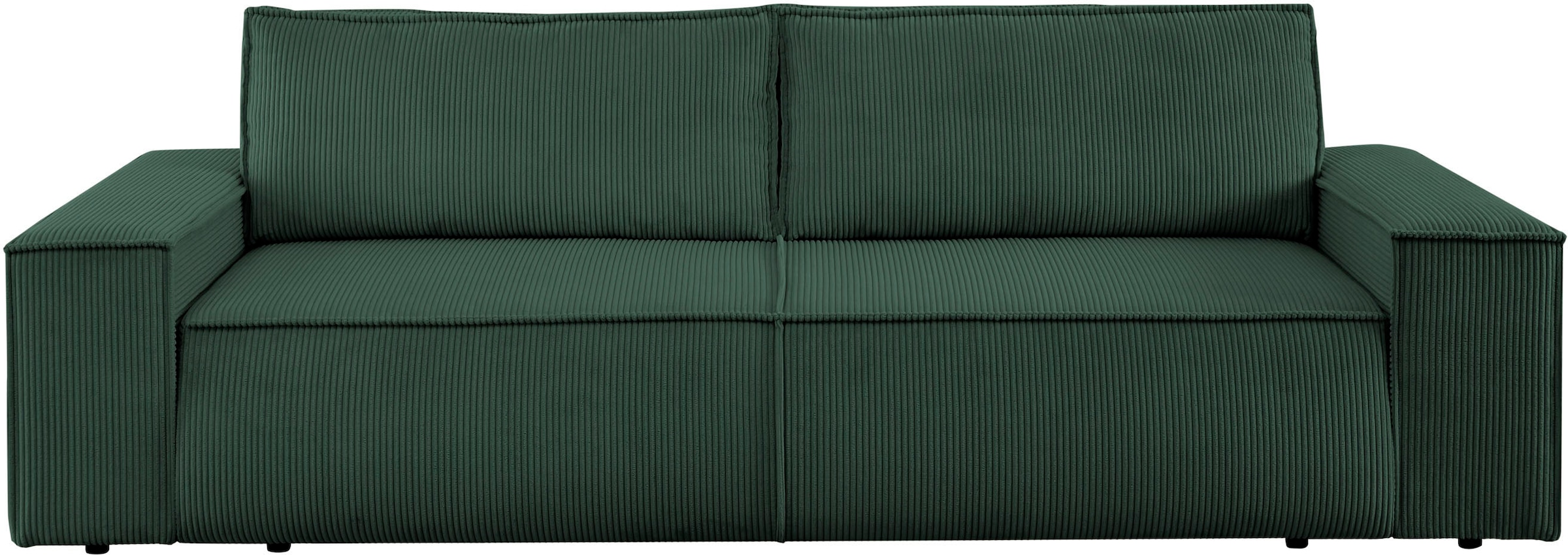 Home affaire 3-Sitzer "SHERWOOD Schlafsofa (257cm) Cord, Samtvelours, Vinta günstig online kaufen