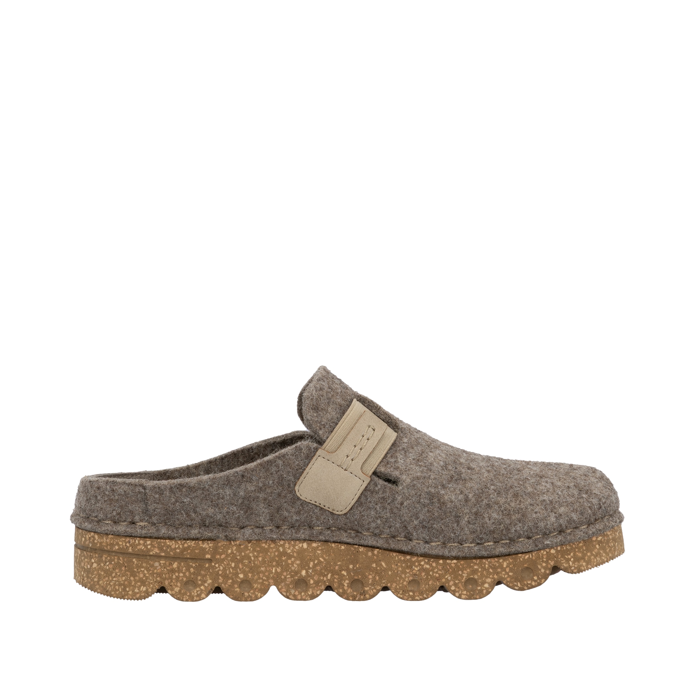 Rieker Clog, Sabot, Hausschuh, Casual-Clog, Plateausohle, zum Schlupfen