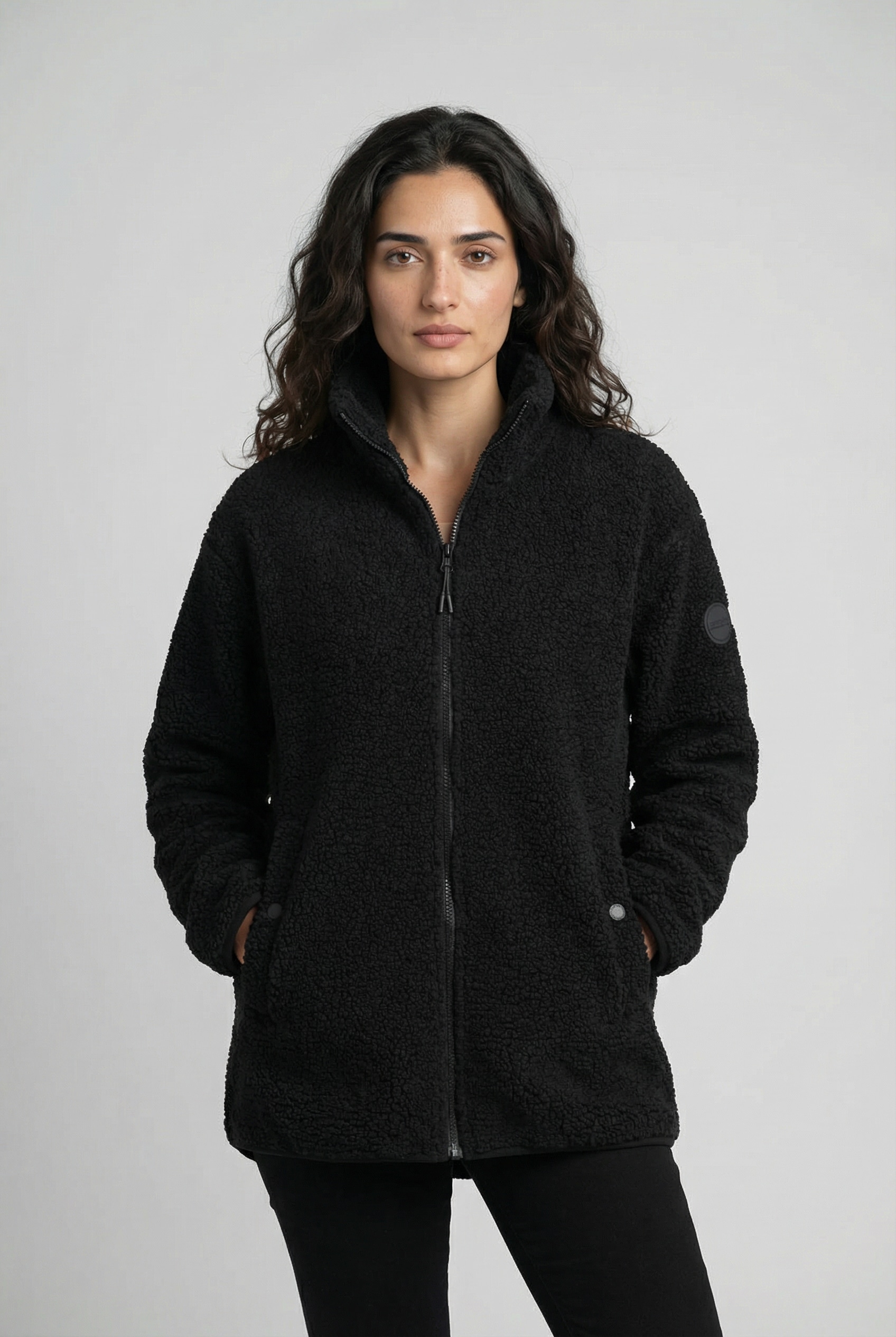 Icepeak Fleecejacke "ICEPEAK PARACHUTE" sportlicher Stil, mit Stehkragen, m günstig online kaufen