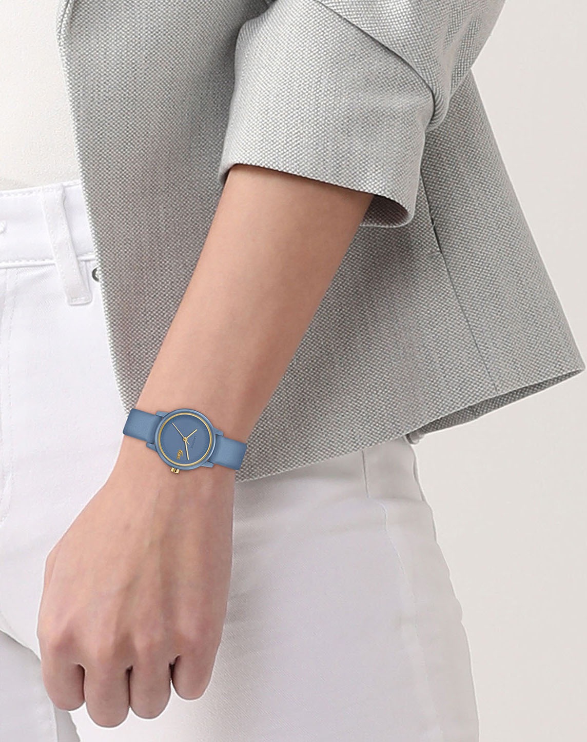 Lacoste Quarzuhr »LACOSTE 12.12 SWIFT«, Armbanduhr, Damenuhr, Lederarmband, analog