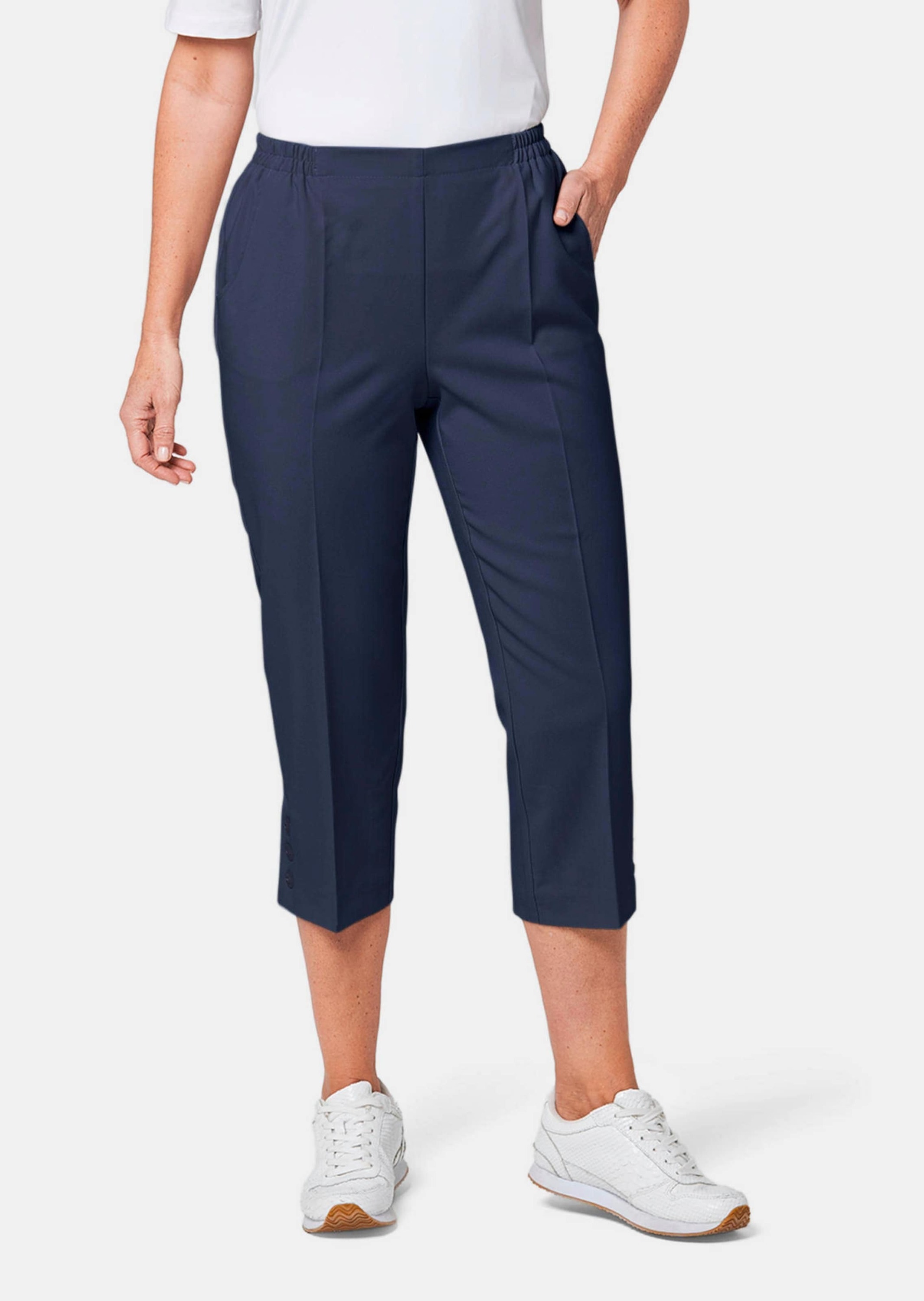 GOLDNER Caprihose "Kurzgröße Pflegeleichte Capri-Schlupfhose" günstig online kaufen