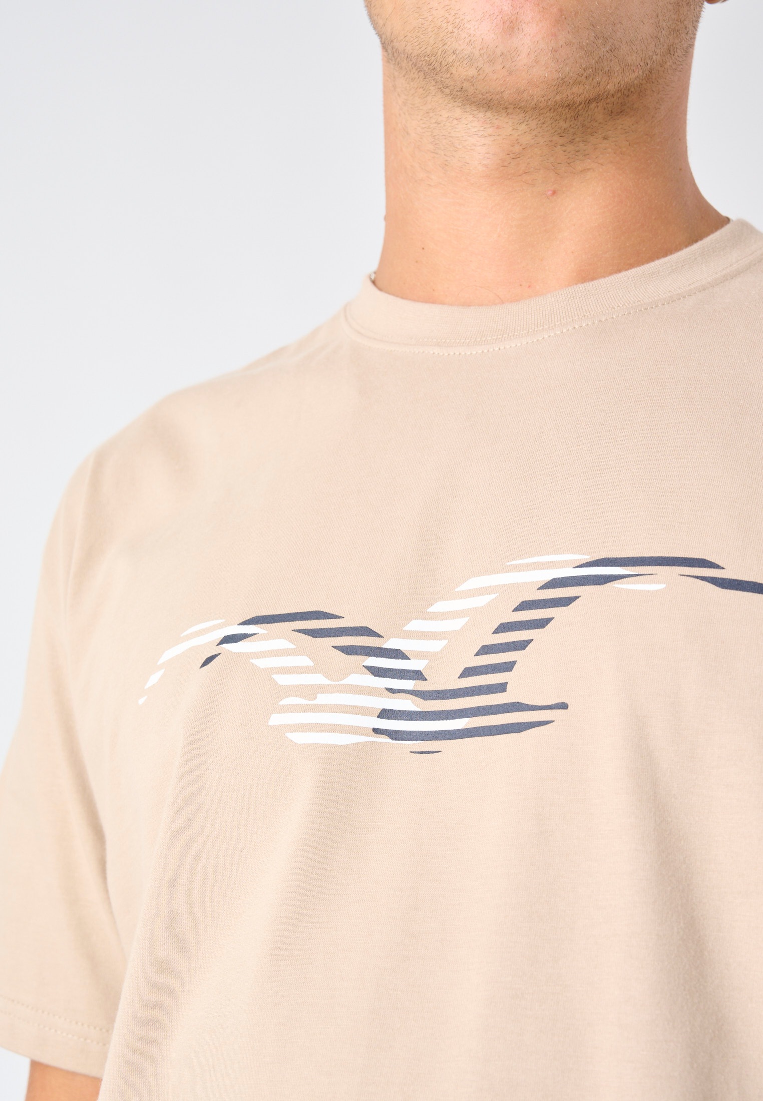 Cleptomanicx T-Shirt »Shifiting Möwe«, mit trendigem Logoprint