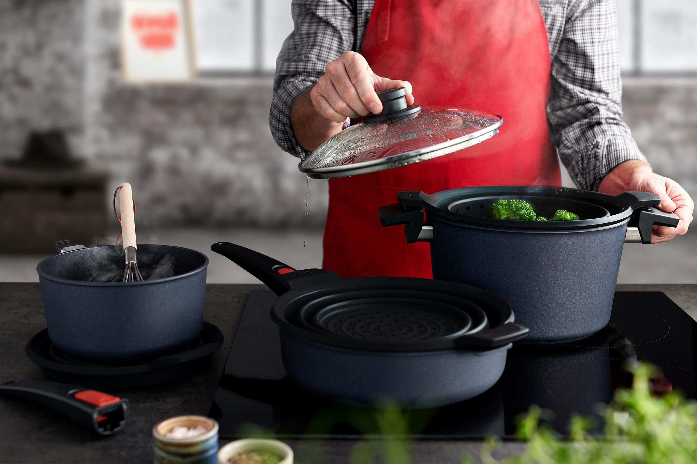 WOLL MADE IN GERMANY Schmorpfanne »Diamond Lite«, Aluminiumguss, Ø 26 cm, Induktion