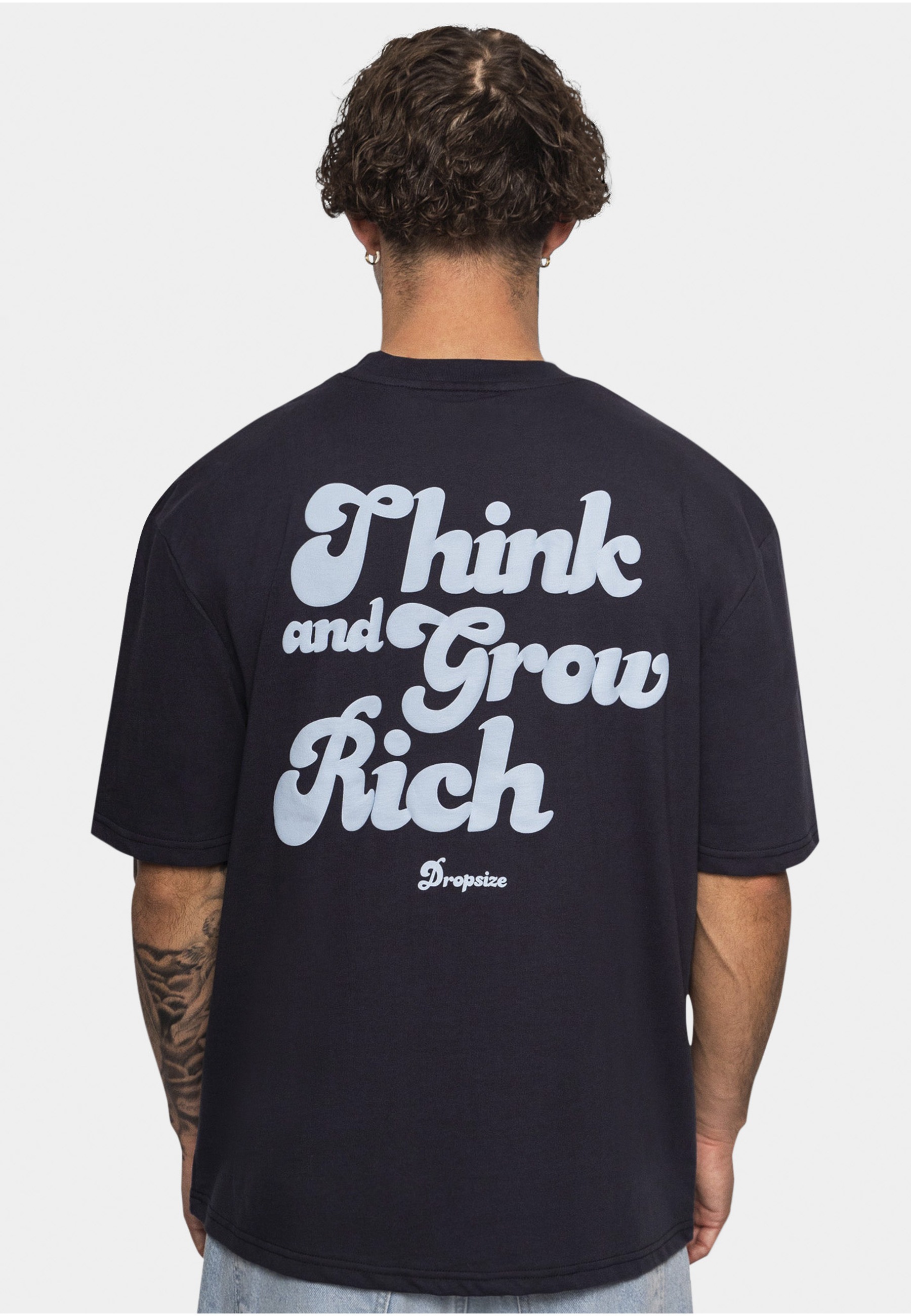 Dropsize T-Shirt »Dropsize Herren Heavy Grow Rich T-Shirt« 1 Stk.