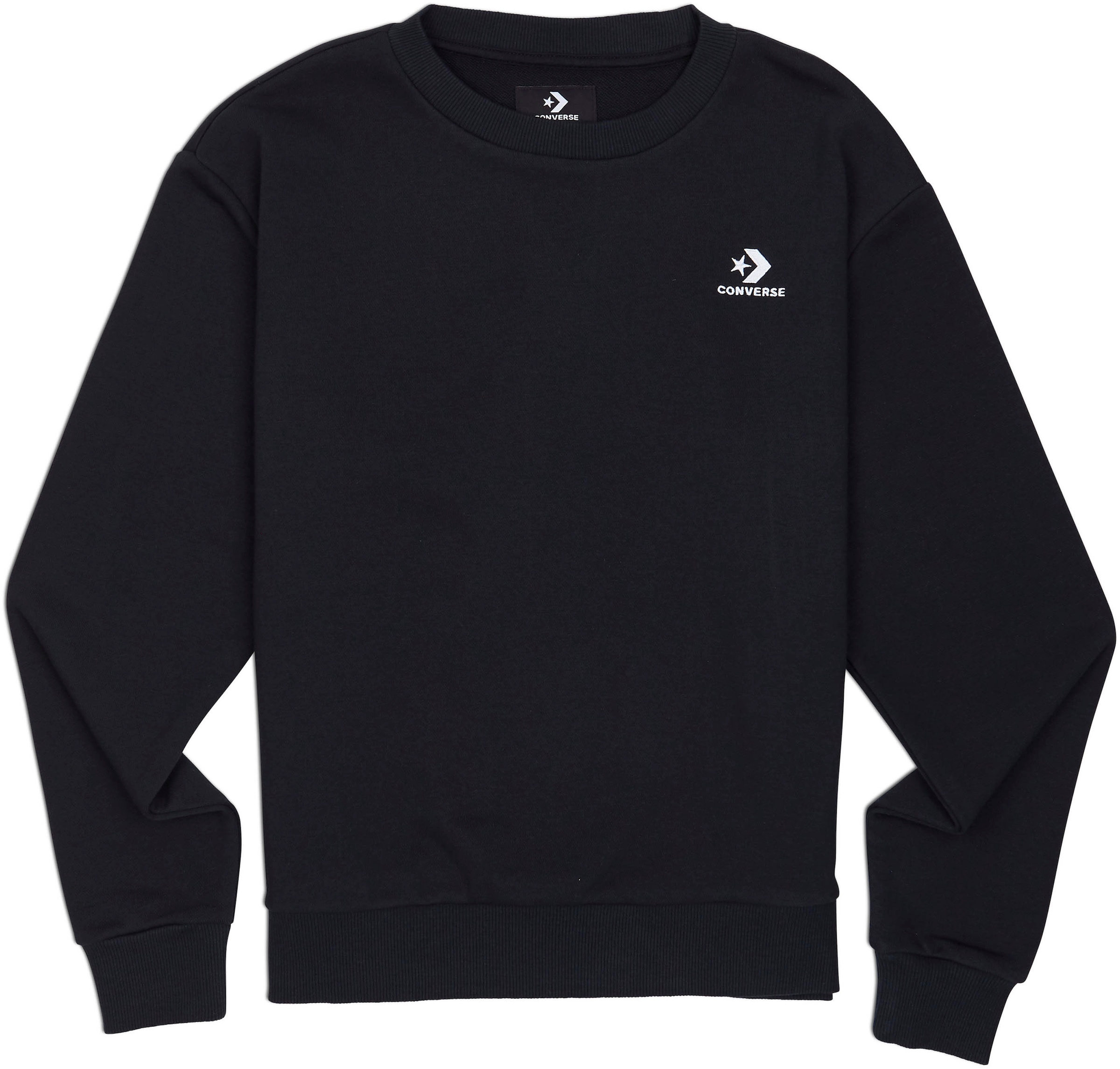 white converse sweatshirt