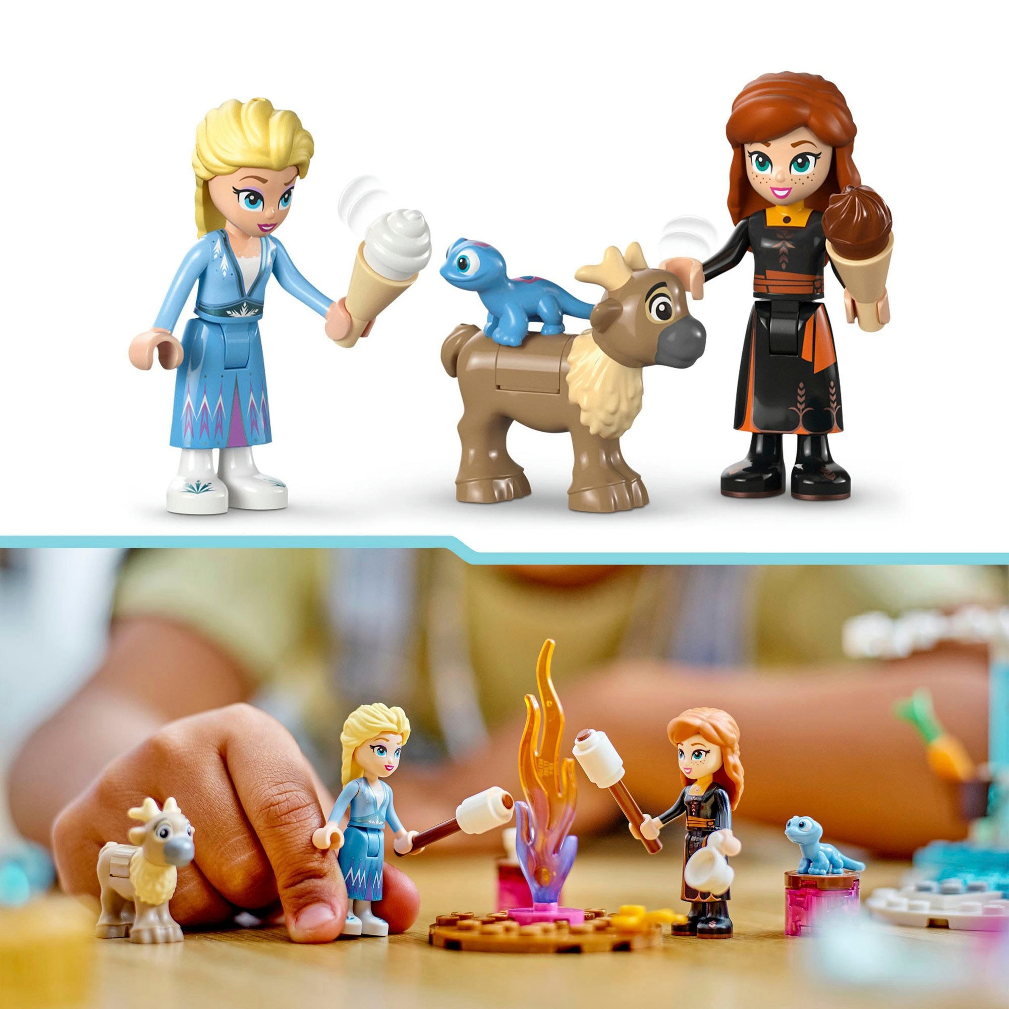 LEGO® Konstruktionsspielsteine »Elsas Eispalast (43238), LEGO Disney Princess«, (163 St.), Made in Europe