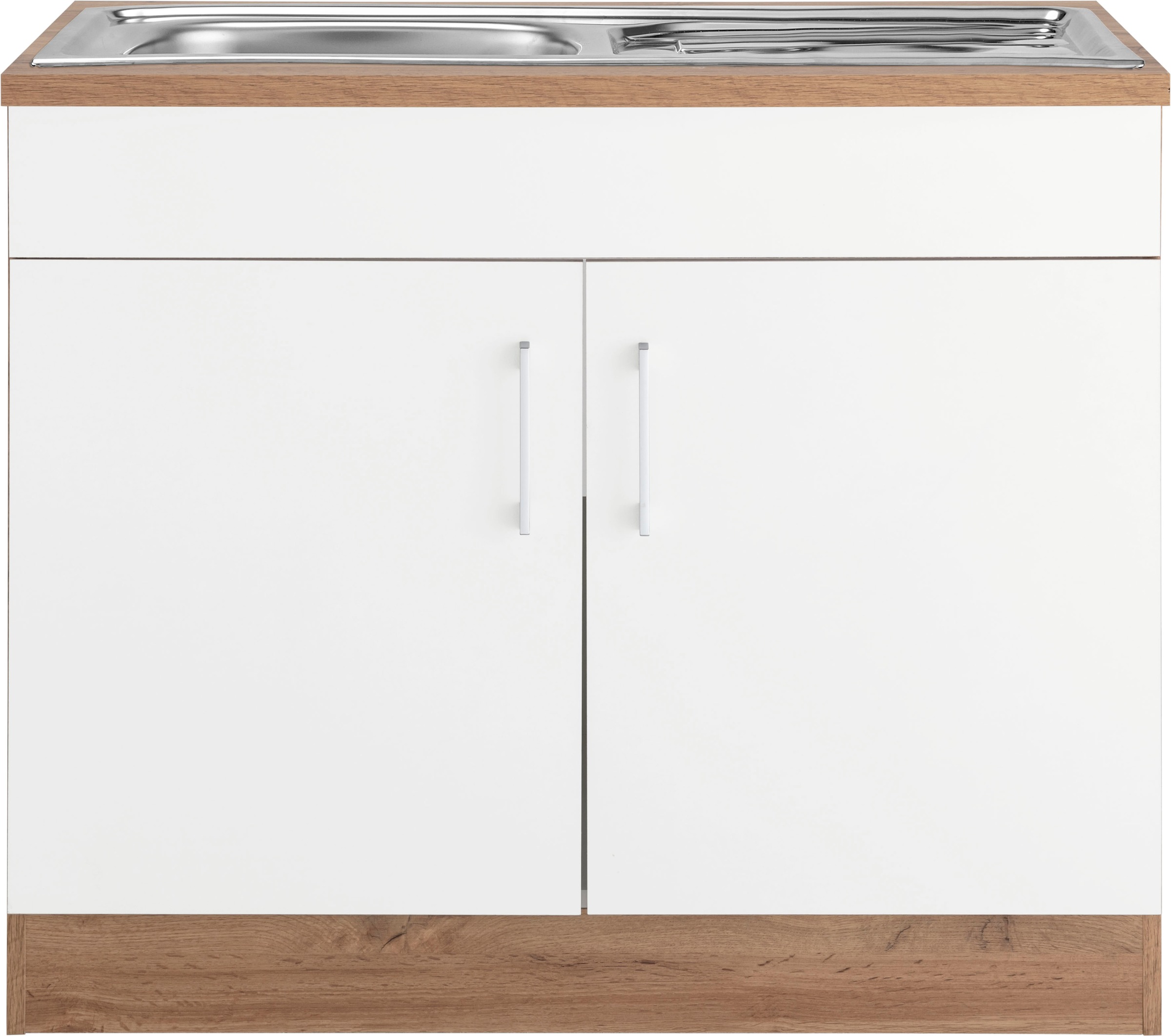 KOCHSTATION Spülenschrank »KS-Colmar« 100 cm, mit Metallgriff