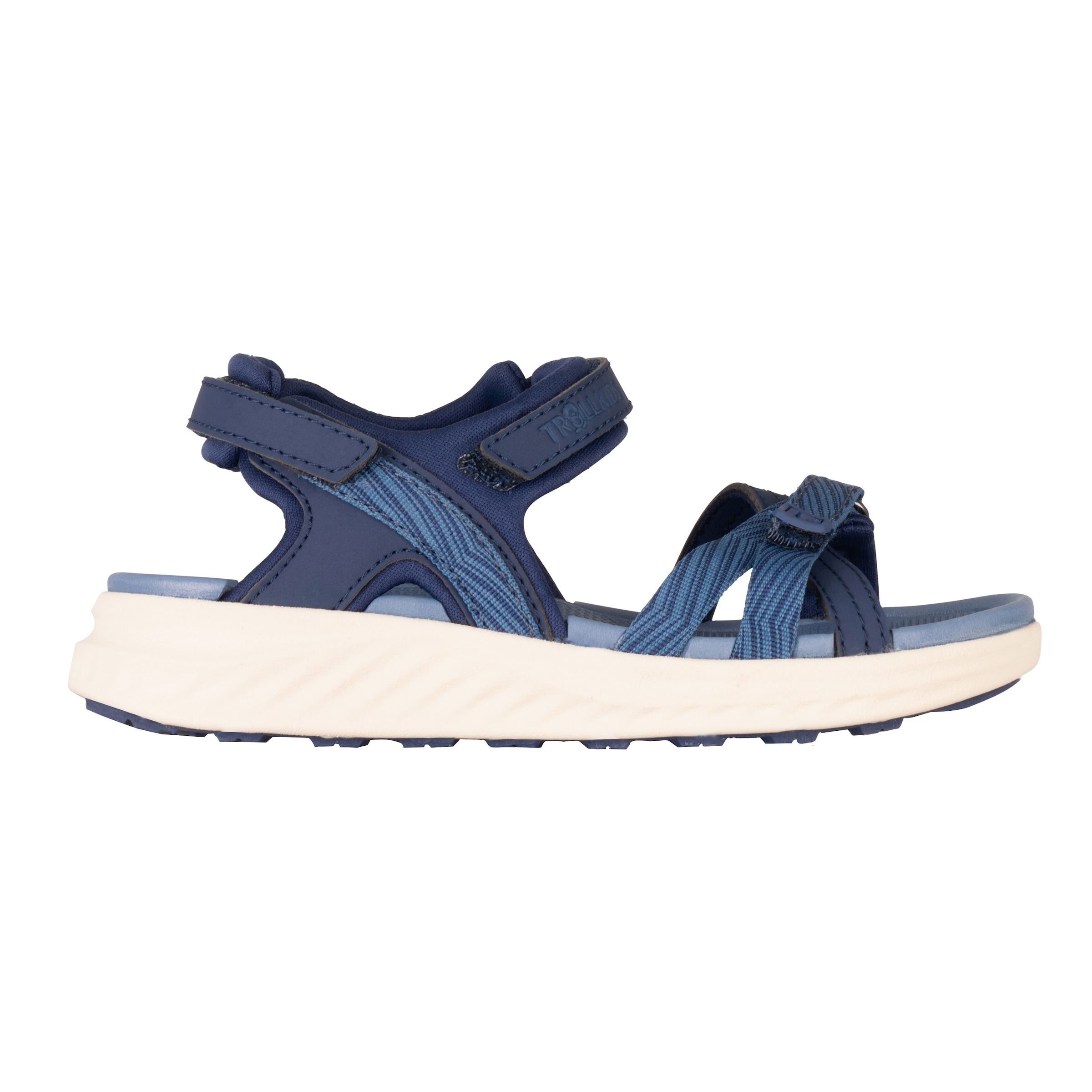 TROLLKIDS Kinder Sandale "GIRLS PREIKESTOLEN SANDAL XT", Gr. 34, blau, Synthetik, Textil, Schuhe