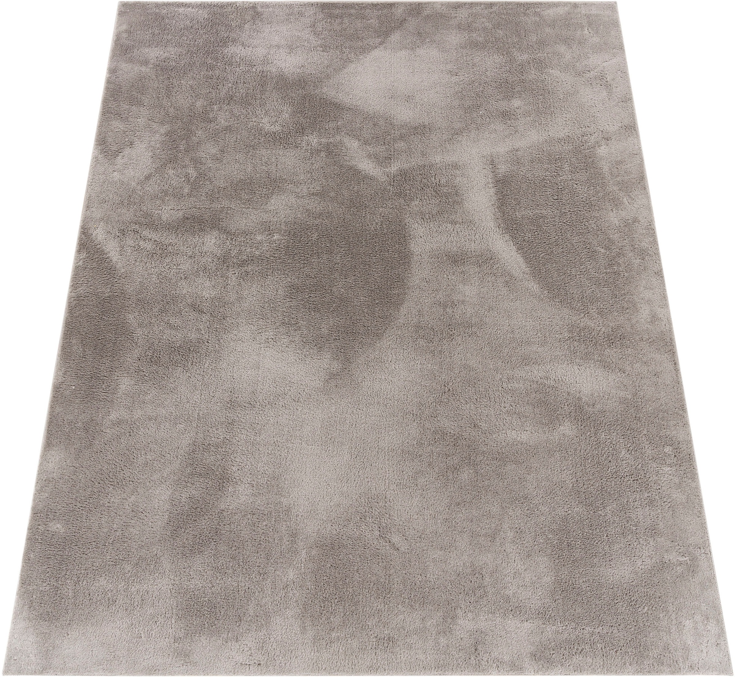 my home Teppich "Andeer" rechteckig 14 mm Höhe Kurzflor, Uni Farben, weich günstig online kaufen