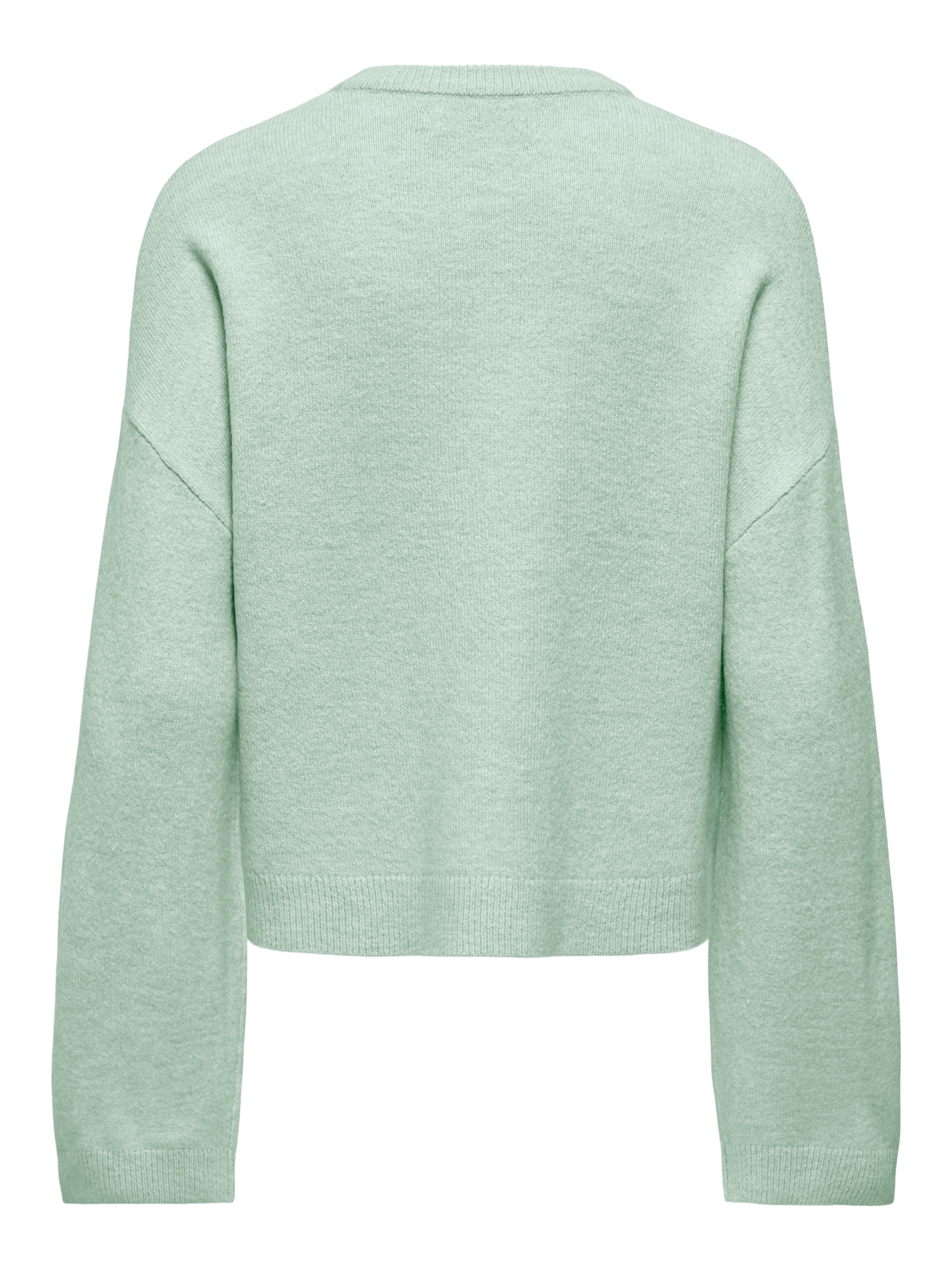 ONLY Rundhalspullover »ONLSIMONI L/S O-NECK PULLOVER KNT NOOS« Materialmix, regular fit