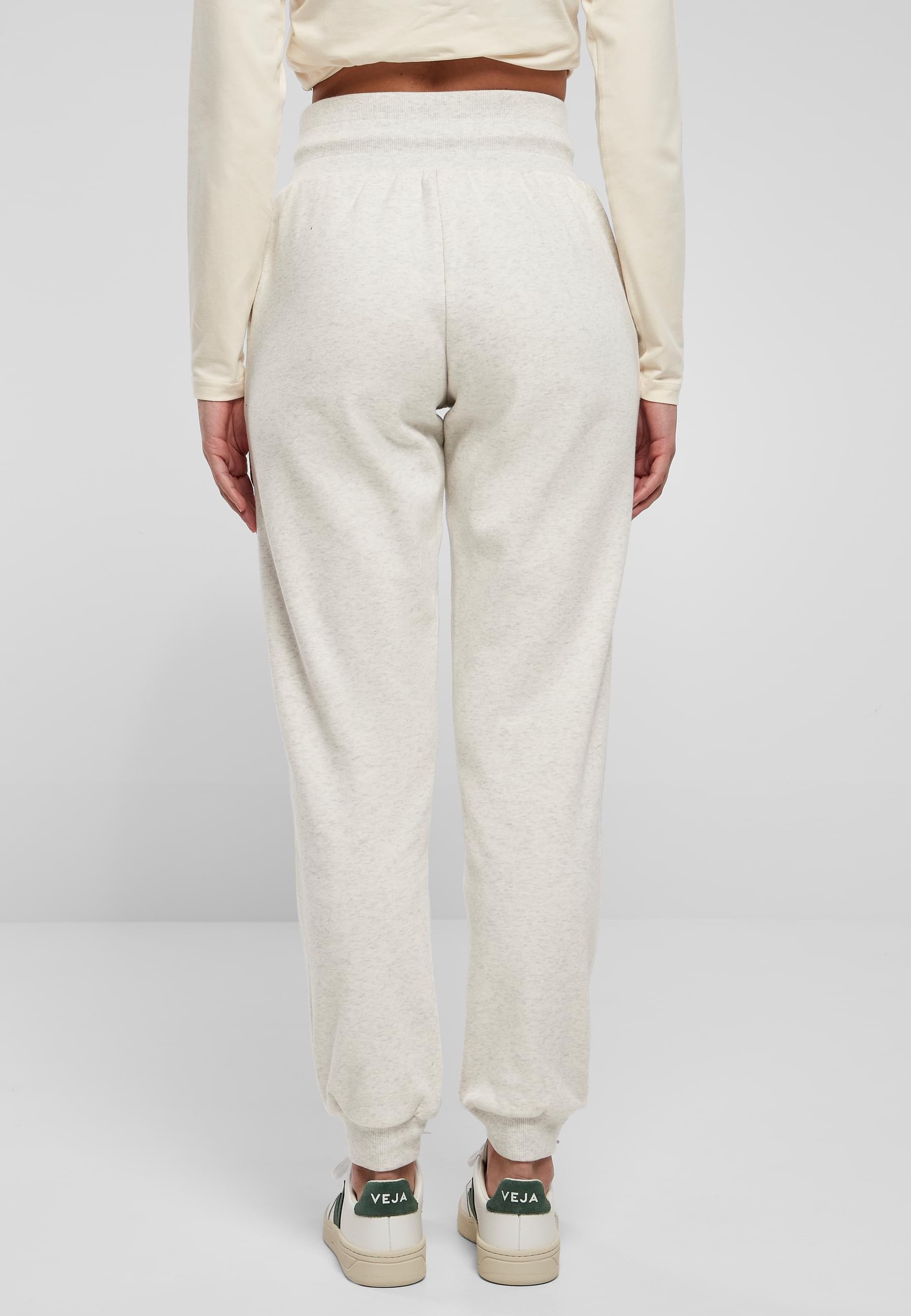 URBAN CLASSICS Stoffhose »Urban Classics Damen Ladies High Waist Color Melange Sweat Pants«, (1 tlg.)