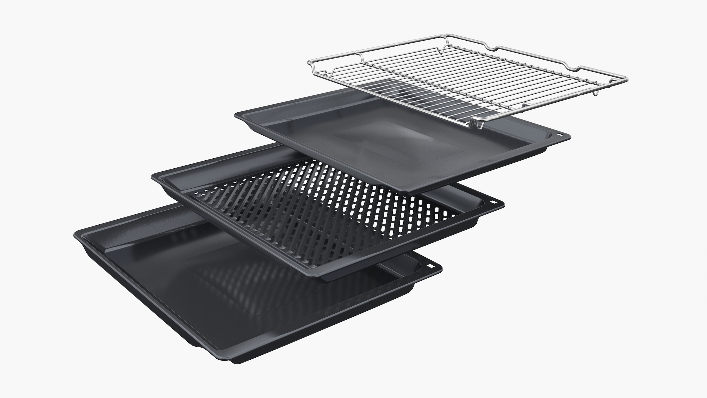 BOSCH Backofen Serie 8 »HBG7363B1« mit Teleskopauszug nachrüstbar Innovativer digitaler Bedienring & praktische Abschaltautomatik