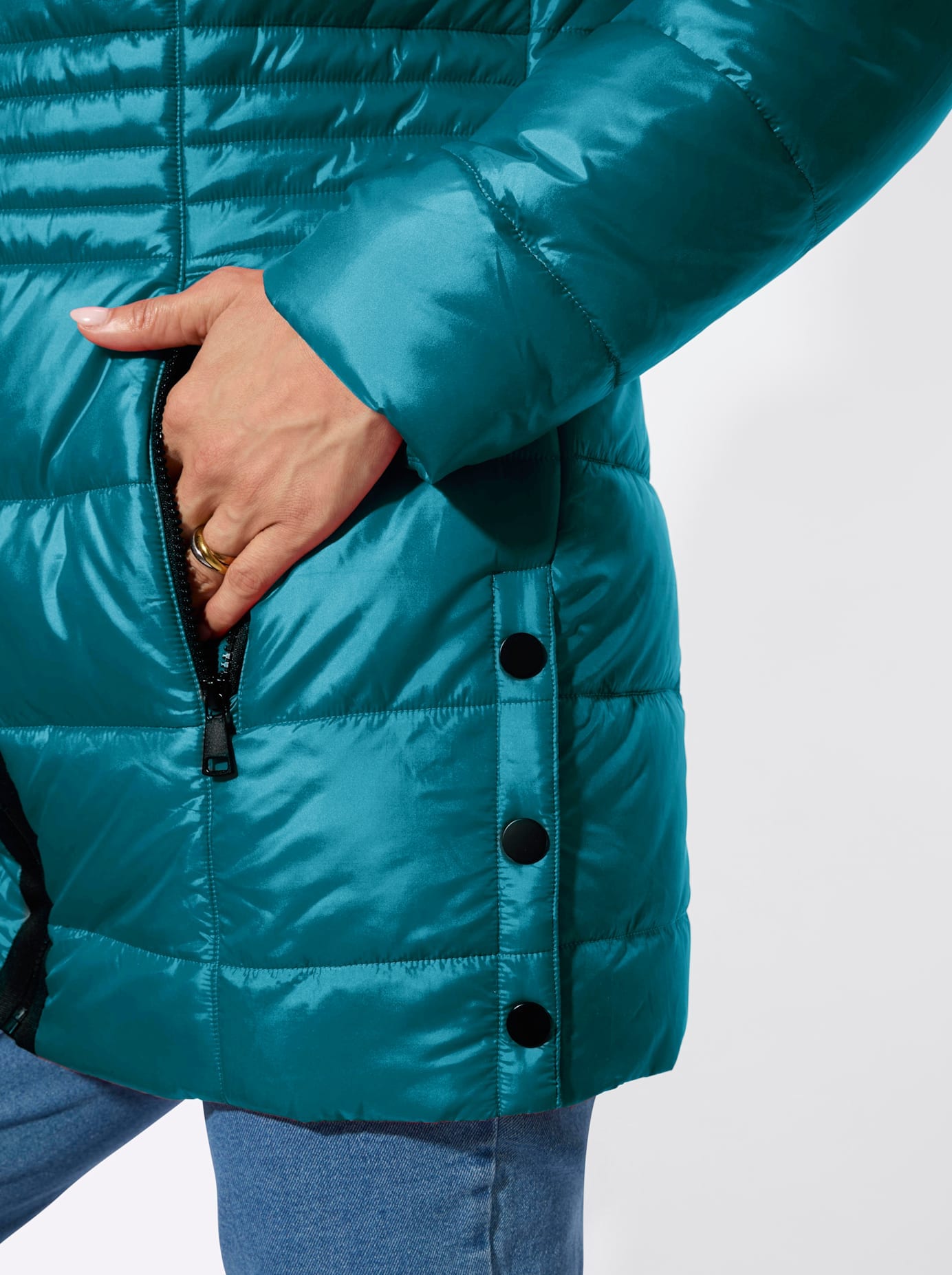 Casual Looks Steppjacke ohne Kapuze