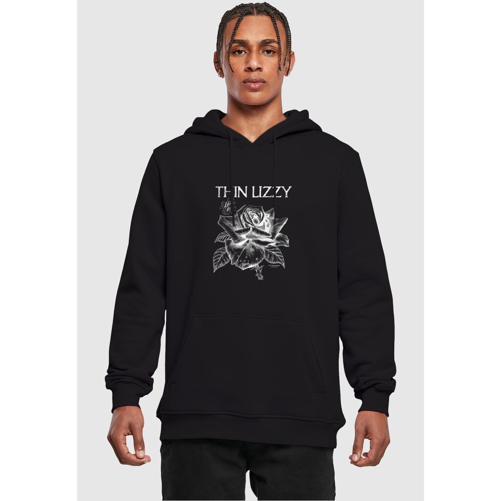 Merchcode Kapuzensweatshirt »Merchcode Herren Thin Lizzy - TL Blackrose Heavy Hoody«, (1 tlg.)
