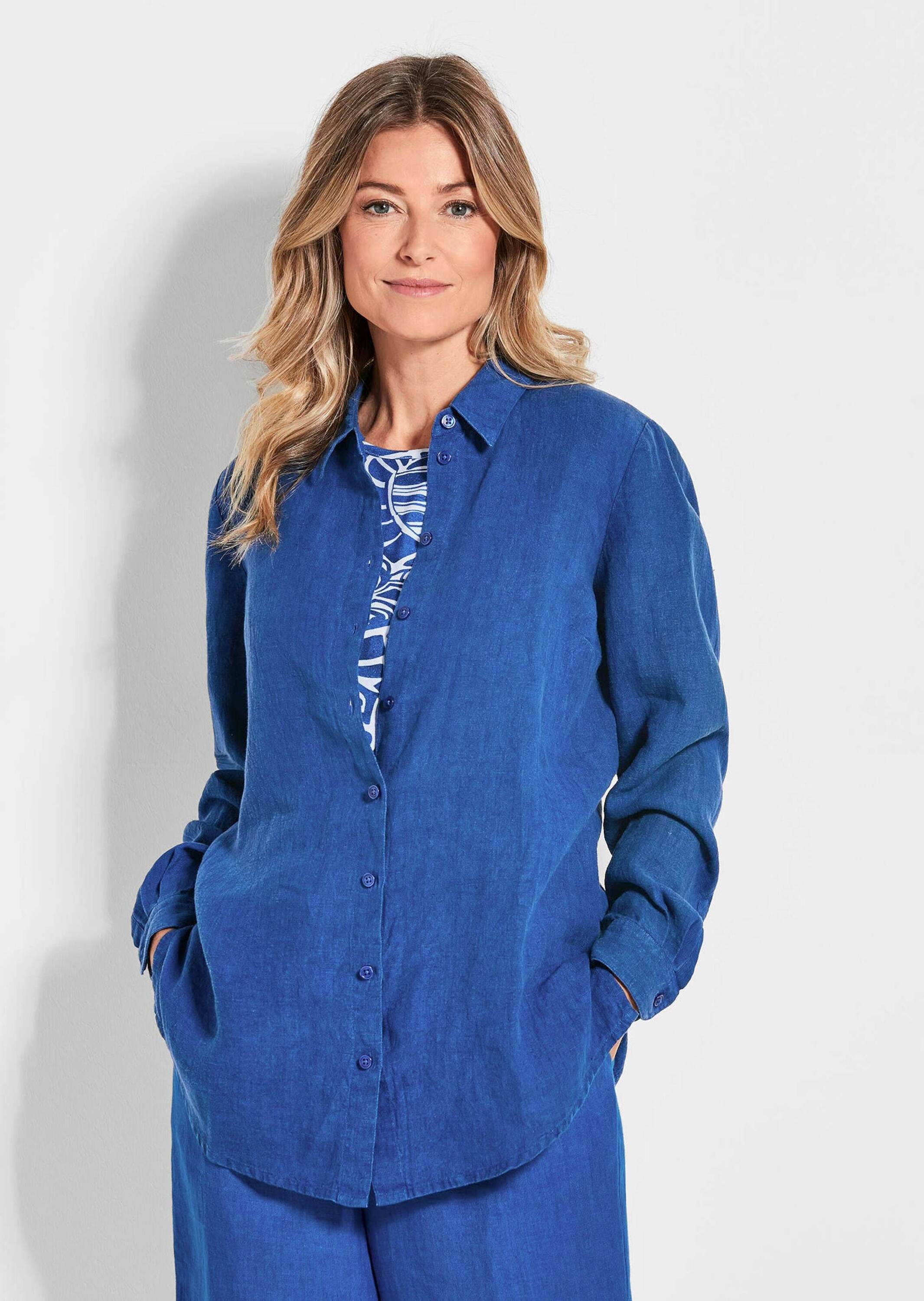 GOLDNER Langarmbluse "Bequeme Damen Businessbluse" Ohne günstig online kaufen