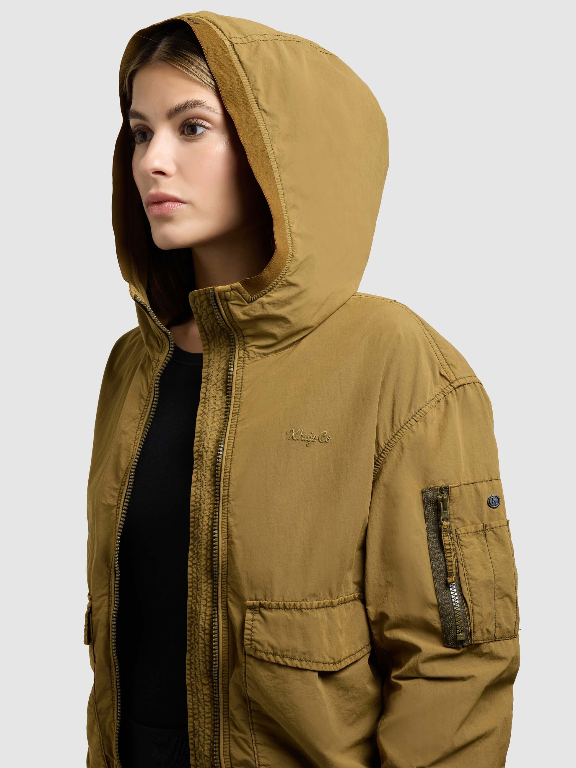 khujo Blouson »VONA« mit Kapuze