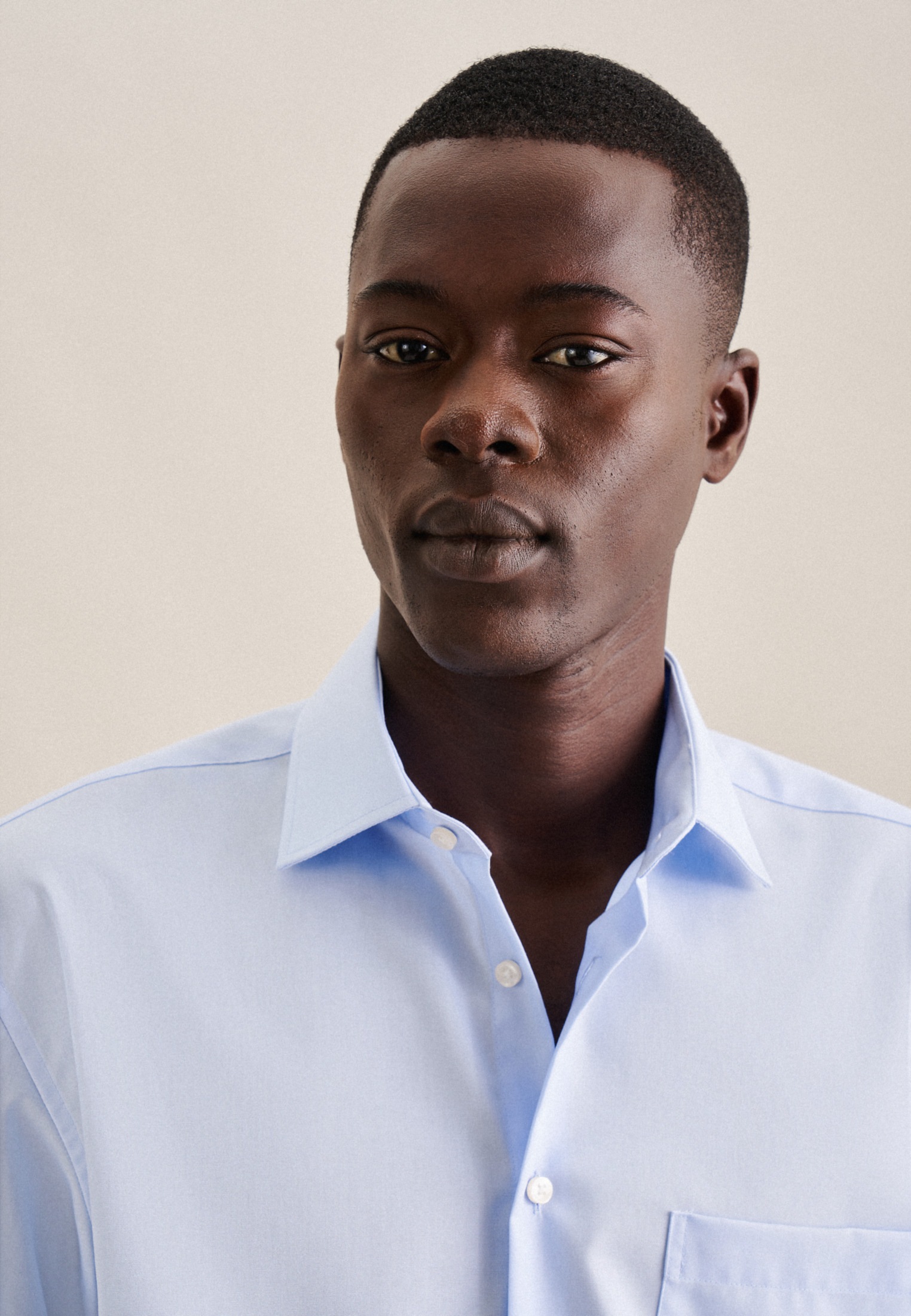 Thumbnail - seidensticker Businesshemd "Schwarze Rose" Comfort 1/1 Kentkragen Uni