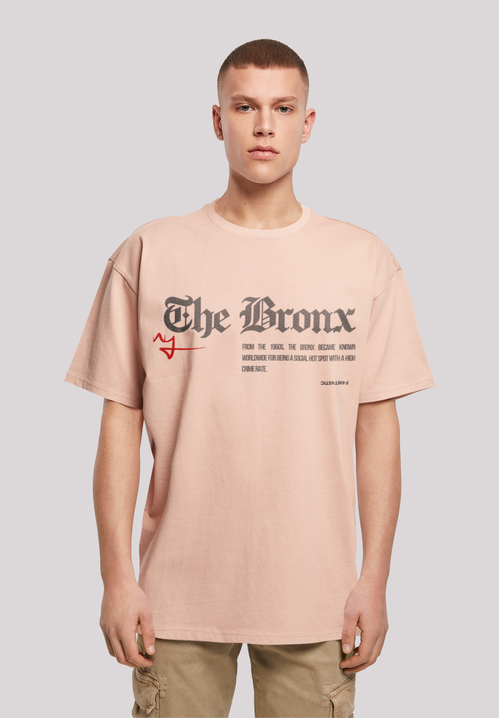 F4NT4STIC T-Shirt "The Bronx OVERSIZE TEE", Print