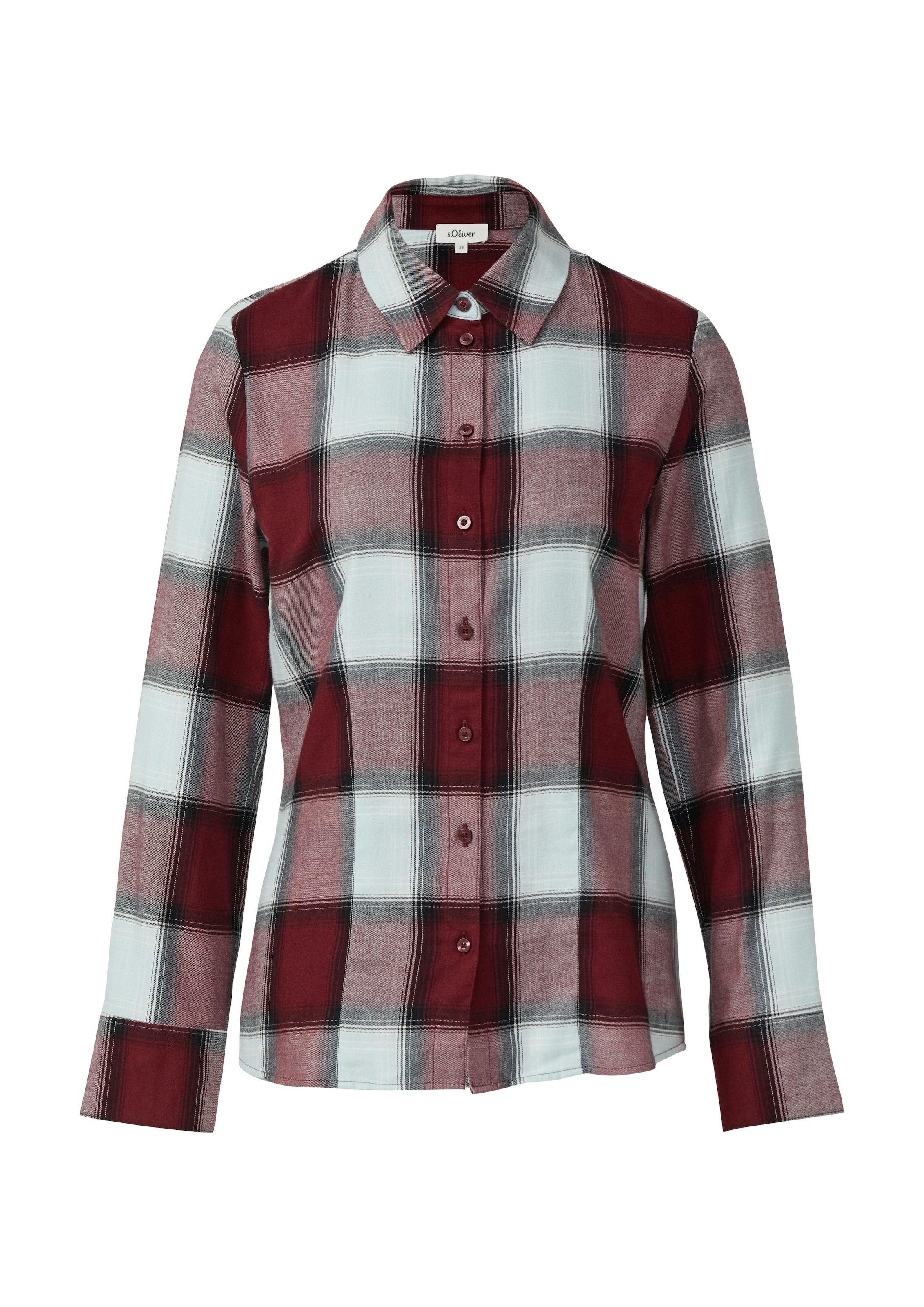 s.Oliver Hemdbluse mit Karo Muster