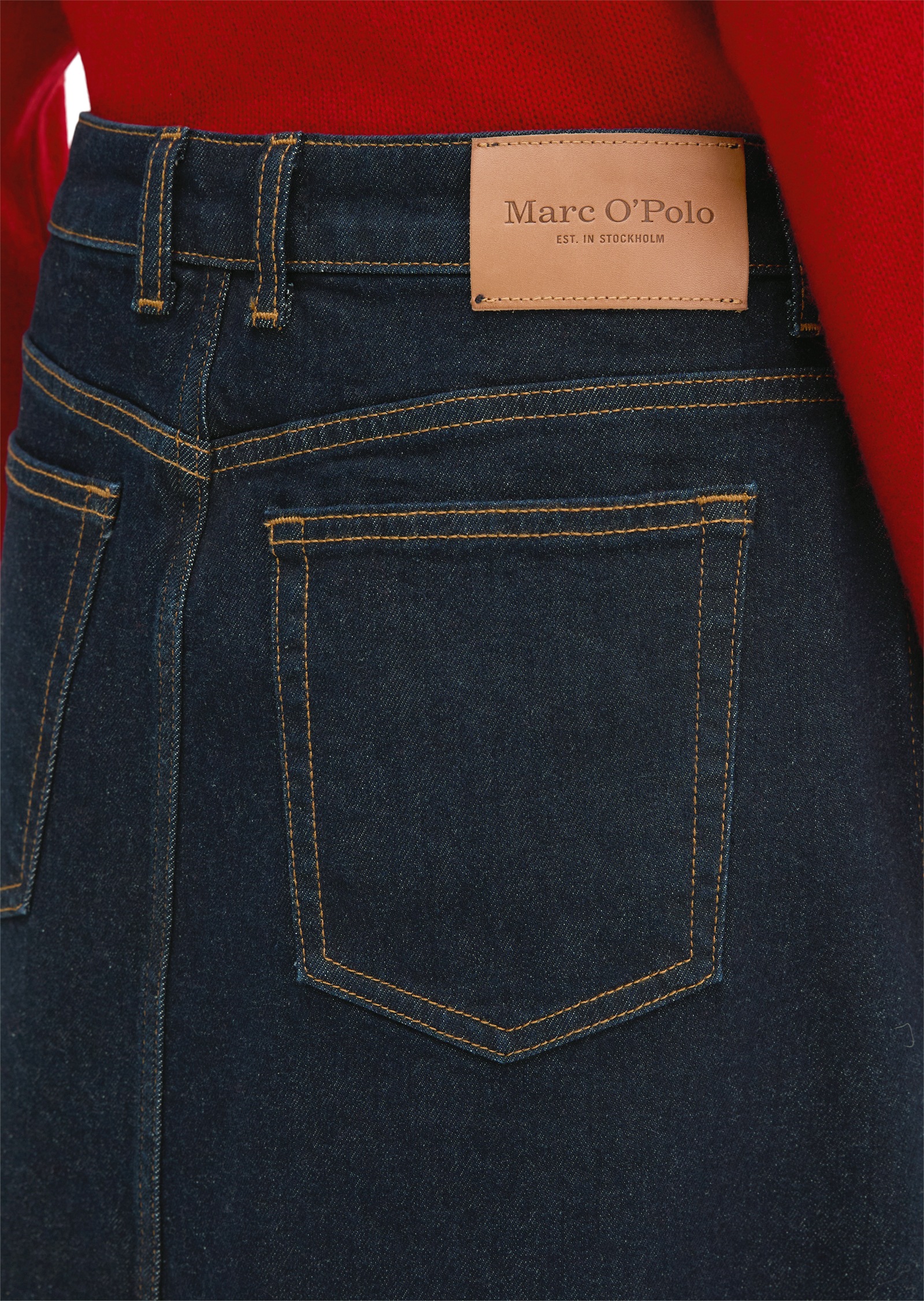 Marc O'Polo Jeansrock »aus Bio-Baumwolle-Lyocell-Stretch«