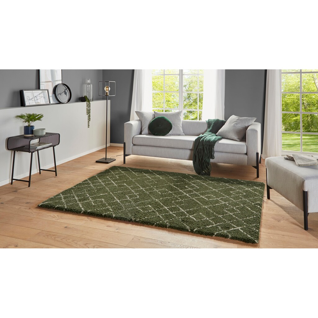 HANSE Home Hochflor-Teppich »Archer«, rechteckig