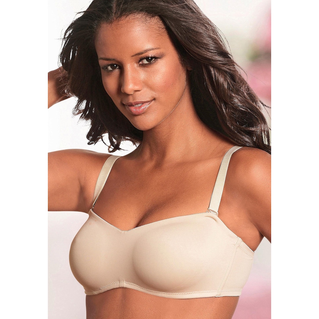 LASCANA T-Shirt-BH, mit weichen Cups und abnehmbaren Trägern, Basic Dessous