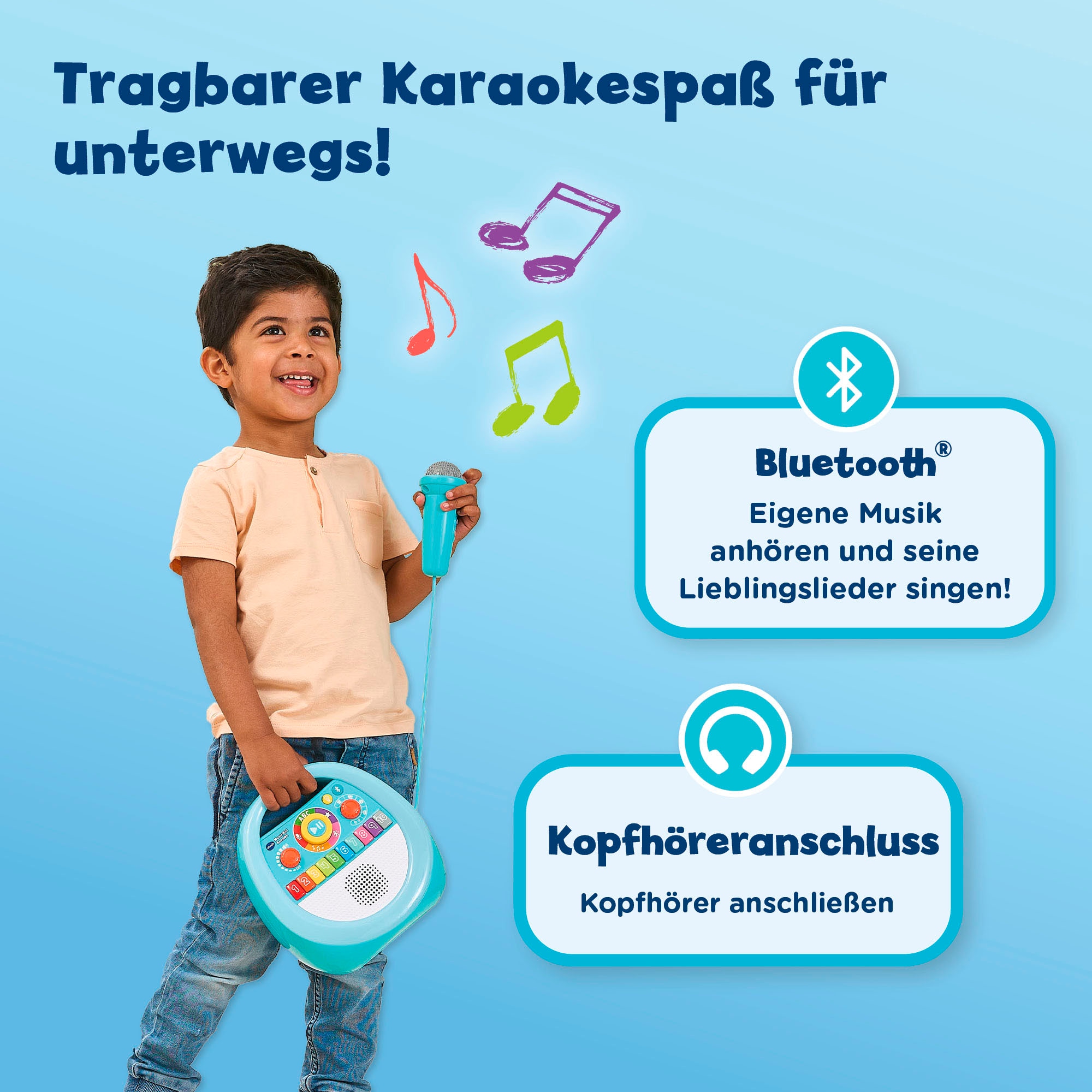 Vtech® Lernspielzeug »Mein erster Musik-Player - Karaokespaß« mit Licht und Sound