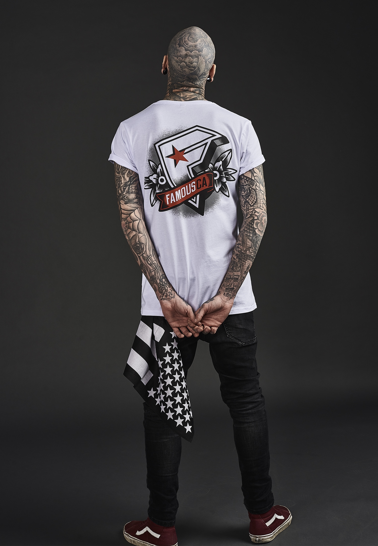 Merchcode T-Shirt »Merchcode T-Shirt Famous Ca Tee«, (1 tlg.)