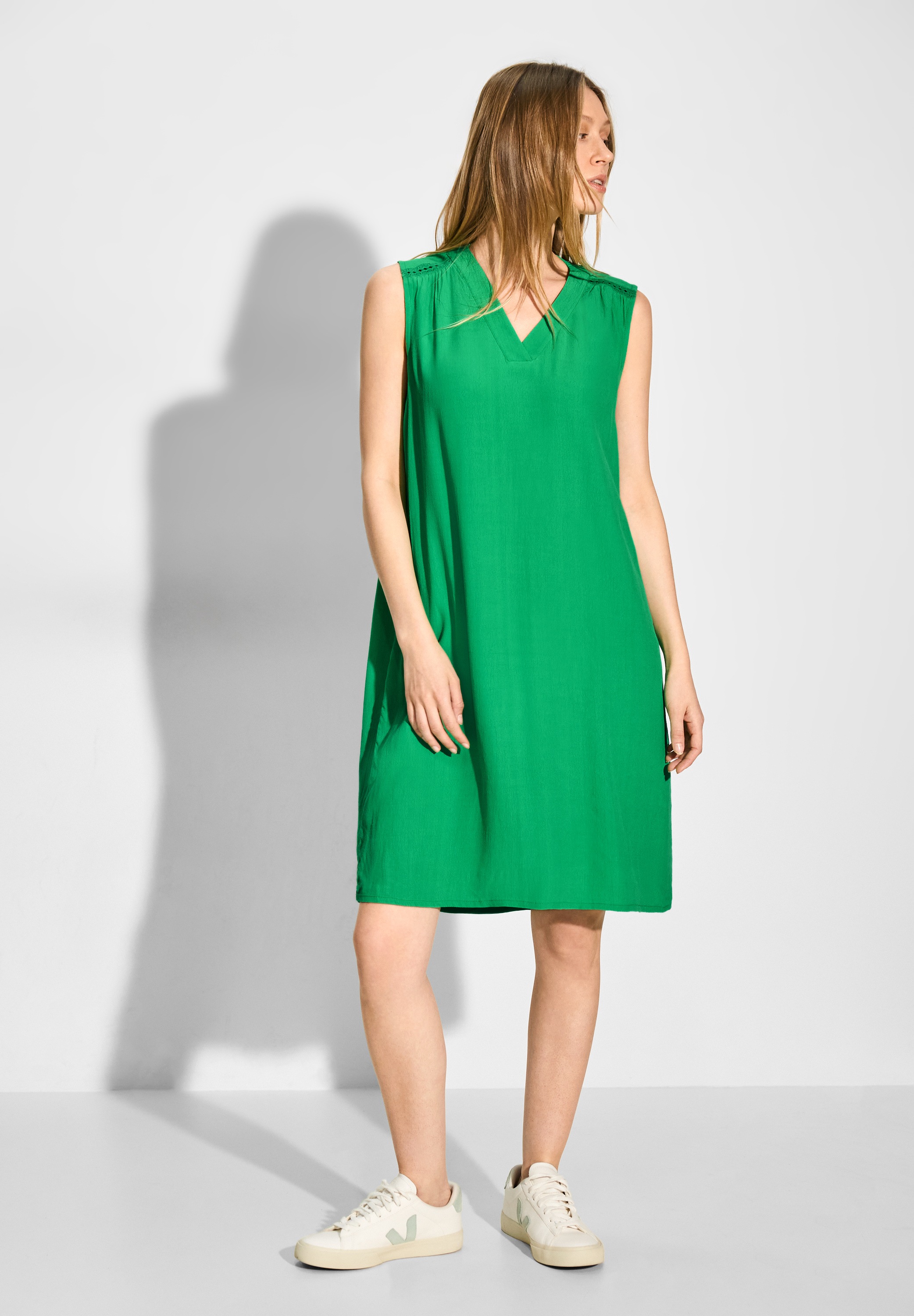 Cecil Sommerkleid Ohne Taschen in Crepe Optik günstig online kaufen