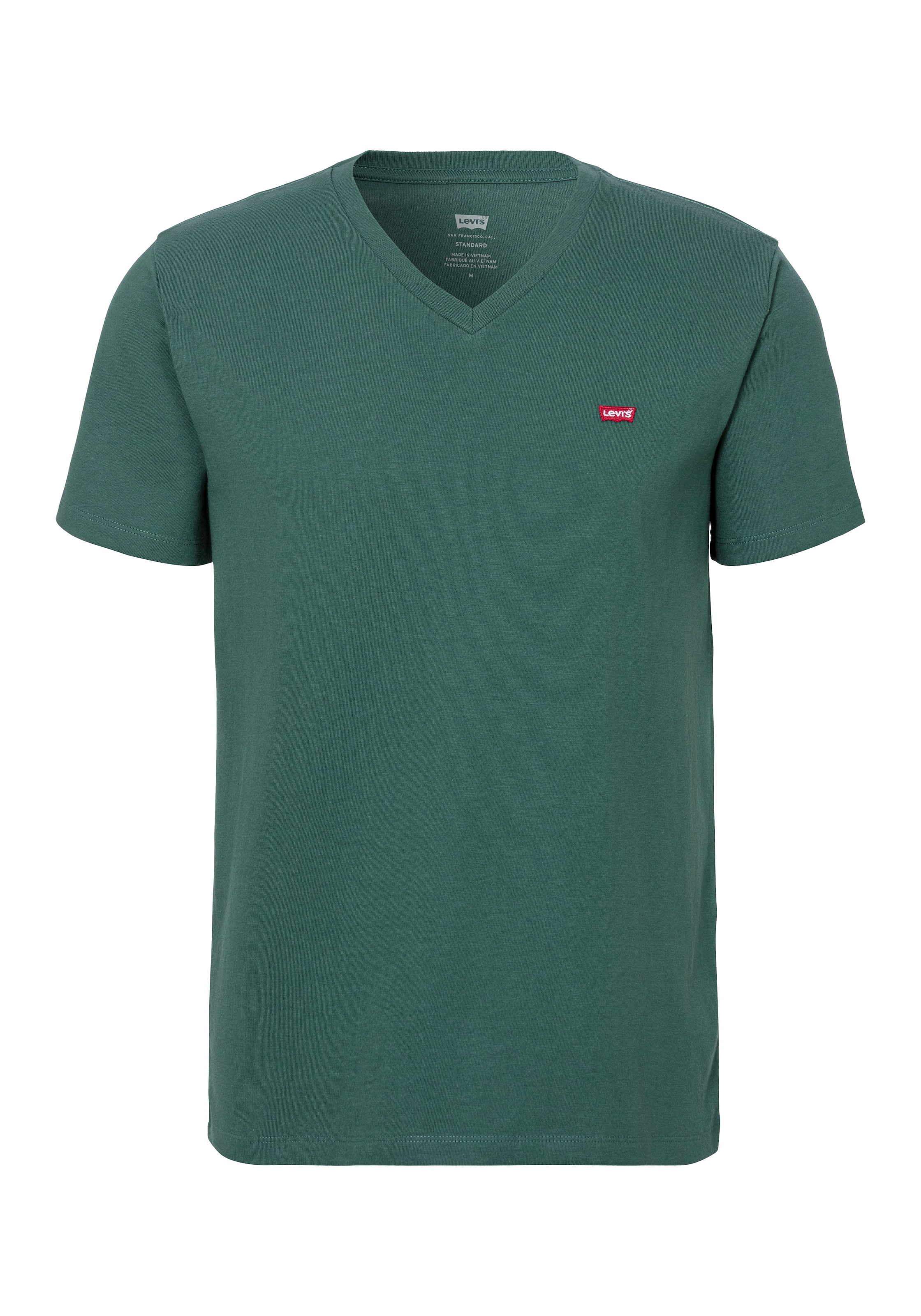 V-Shirt »LE ORIGINAL HM VNECK«, mit Logostickerei