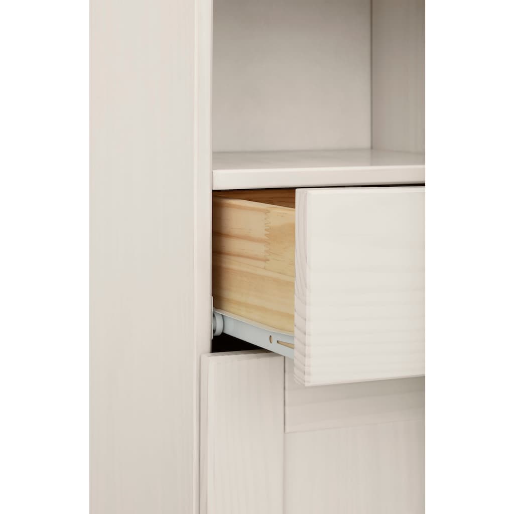 Home affaire Hochschrank »Rodby«, FSC®-zertifiziertes Massivholz, Breite 33 cm, Höhe 180 cm