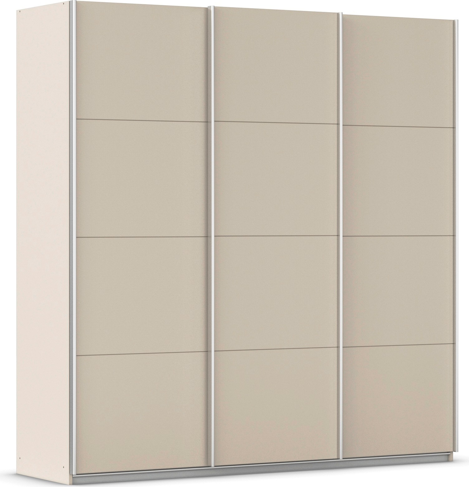 OTTO home Schwebetürenschrank "Kleiderschrank Schrank Garderobe AGORDO mit Dekor- oder Hochglanzfront" Breiten 203/271/315/360 cm in drei Griff-Farben - NEU: Farbe SCHWARZ, in 4 Breiten und 2 Höhen MADE IN GERMANY