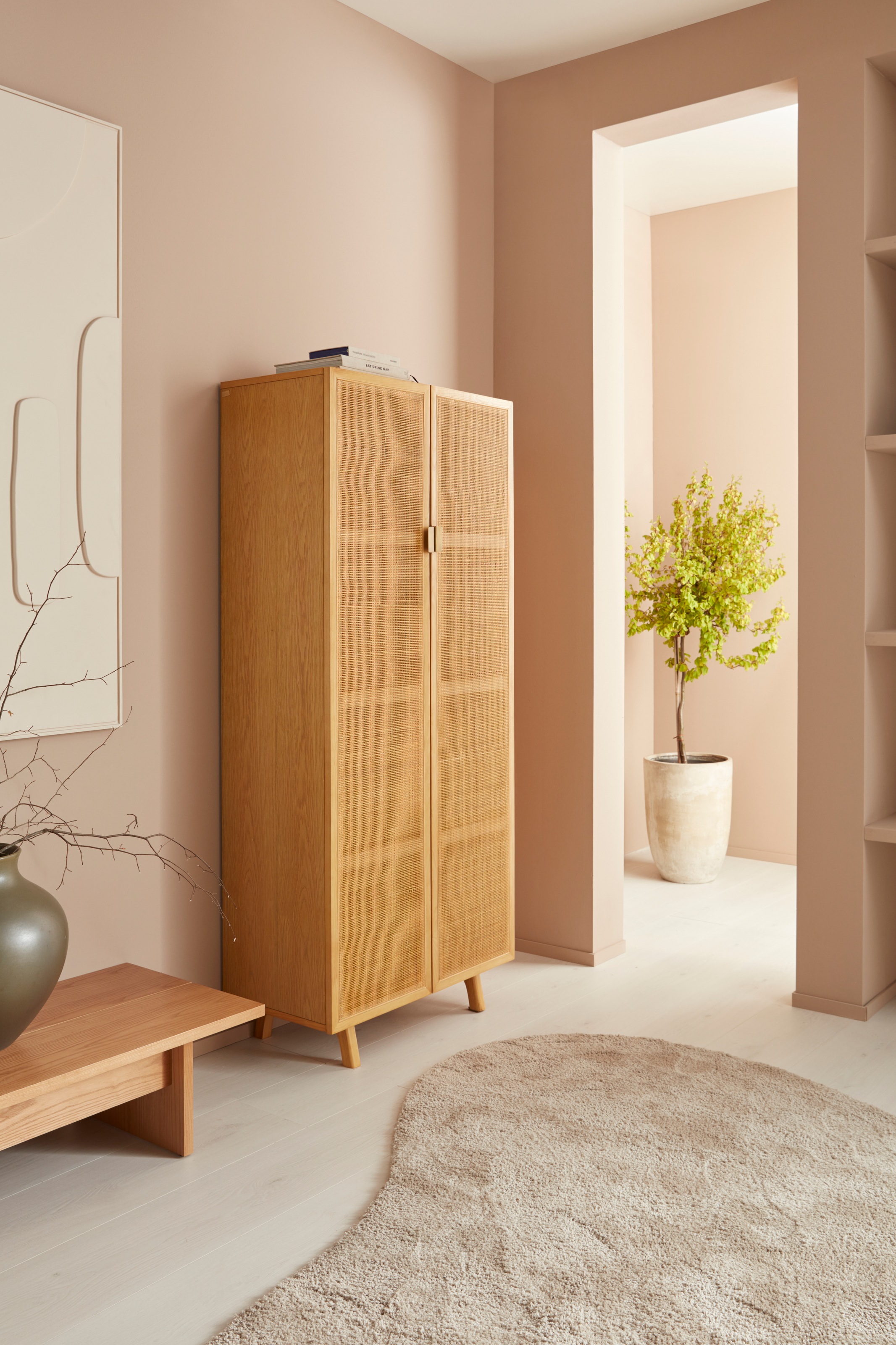 LeGer Home by Lena Gercke Highboard "Lina" Kommode, Melaminoberfläche, Mit günstig online kaufen