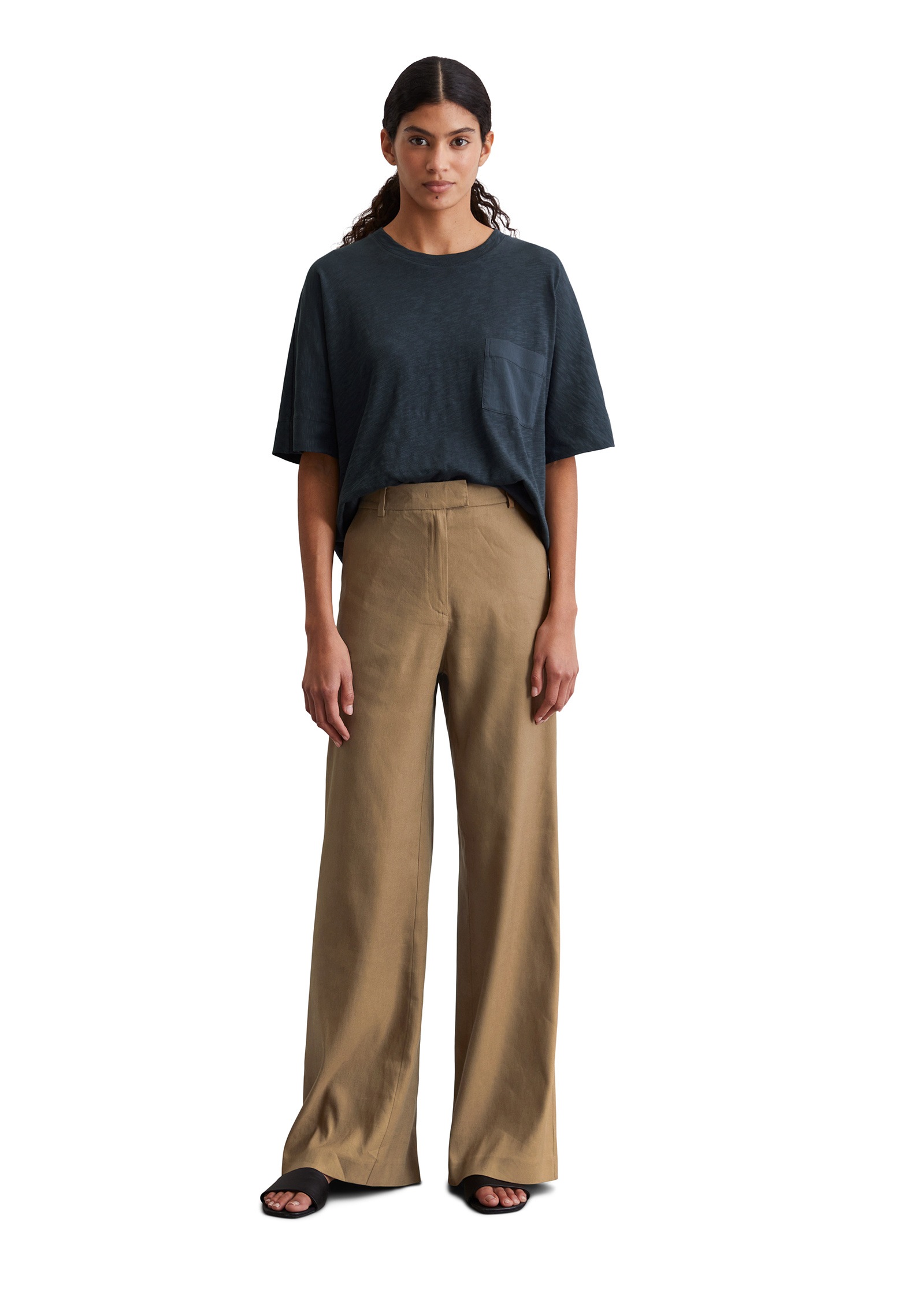 Marc O'Polo T-Shirt »mit gewebter Brusttasche«