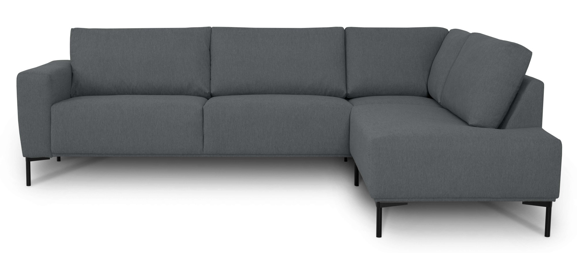 andas Ecksofa »Melby«, (2 St.), Breite 275 cm, in einem weichen Struktur Stoff, lose Rückenkissen