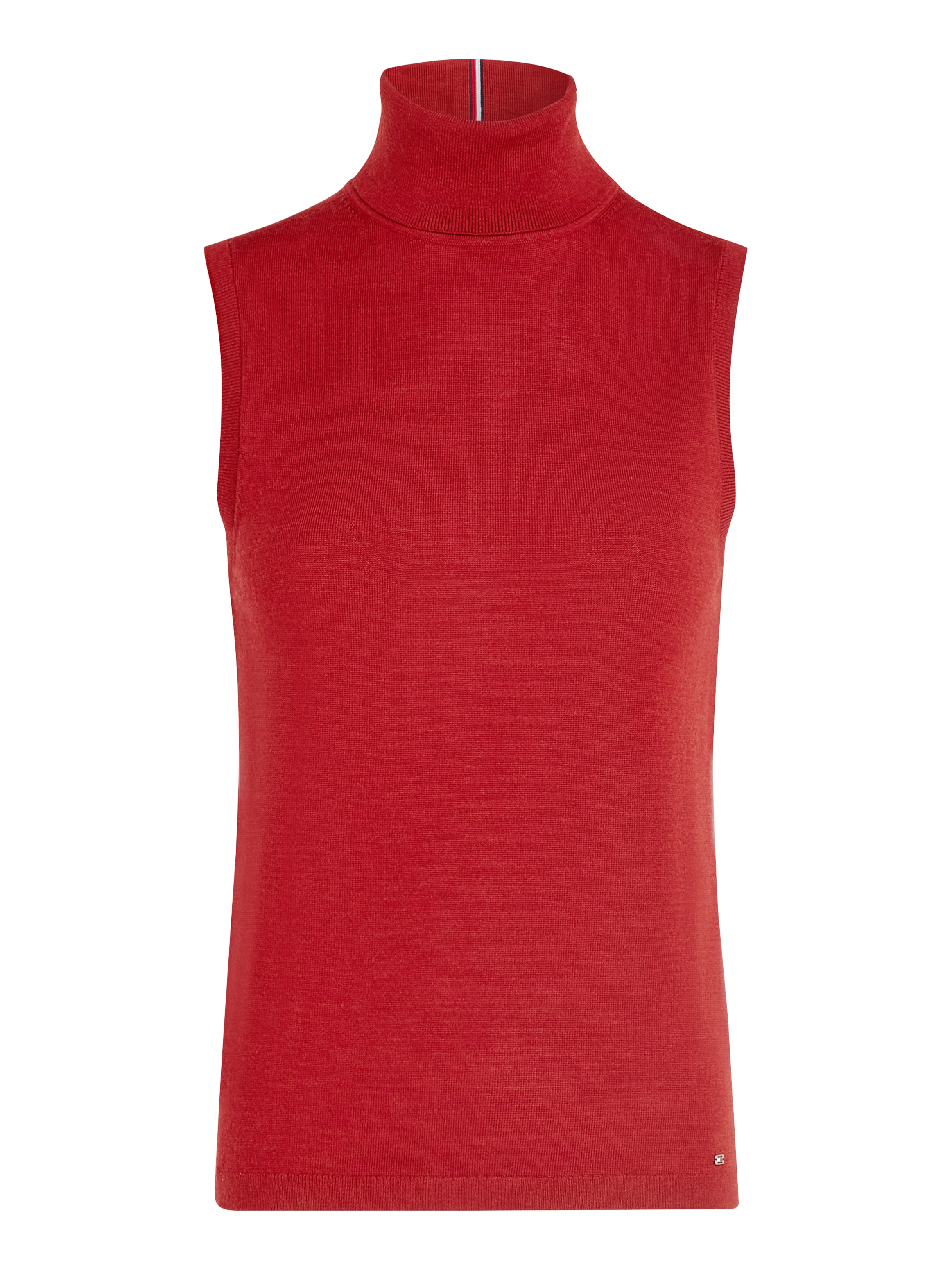 Tommy Hilfiger Strickpullover »MERINO SLEEVELESS SWT TANK«, mit Tommy Hilfiger Markenlabel