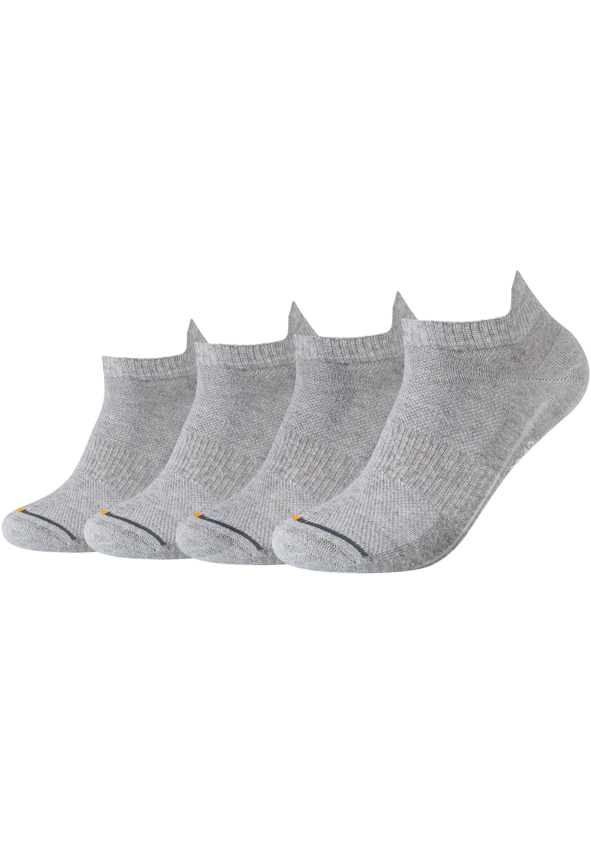 Camano Sneakersocken, (4er Pack), mit Micro-Plüsch an Ferse und Zehen